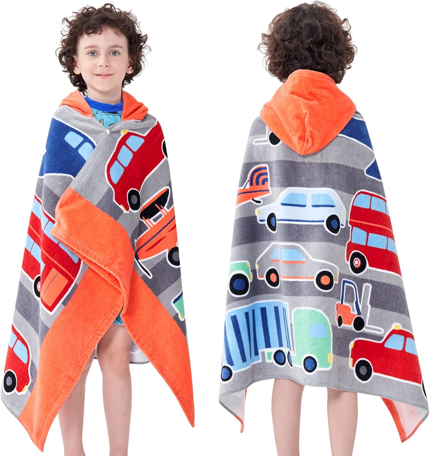 Bavilk Kids Hooded Bath Towel 30x50 Inch Ultra Absorbent