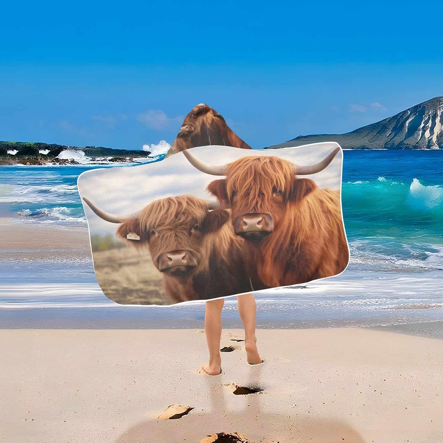 Kigai Hooded Towel for Kids - Soft and Absorbent