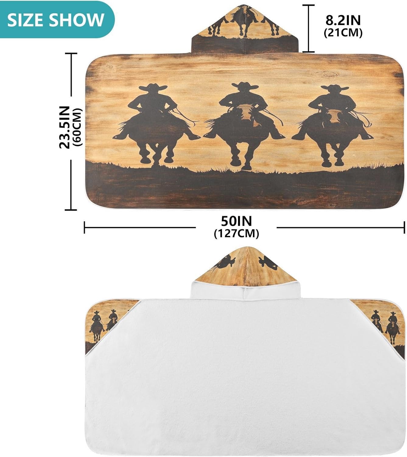 Kigai Kids Hooded Bath Towel Soft and Absorbent