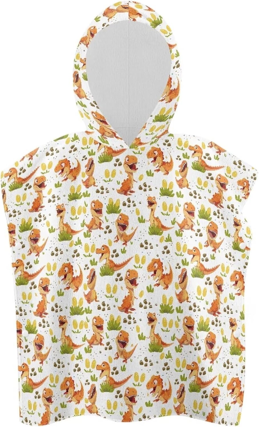 Multi Cute Dinosaur Kids Bath Towel Hooded Cape