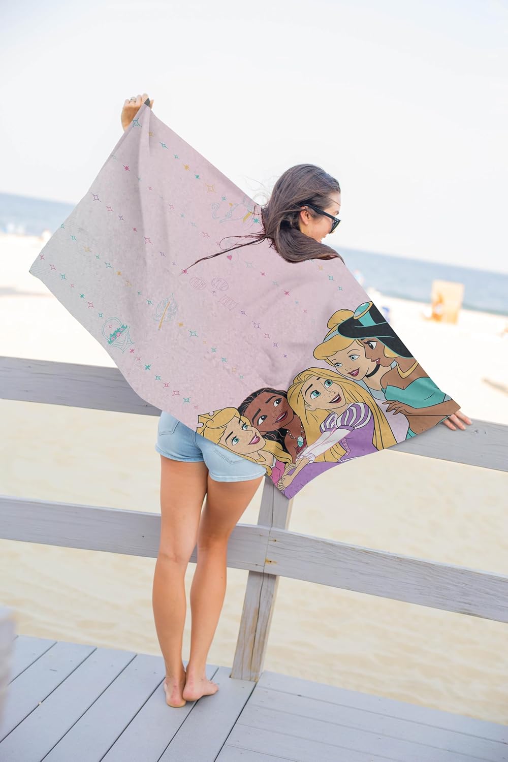 Jay Franco Disney Princess Kids Bath Towel - 28x58 Inch 100 Cotton