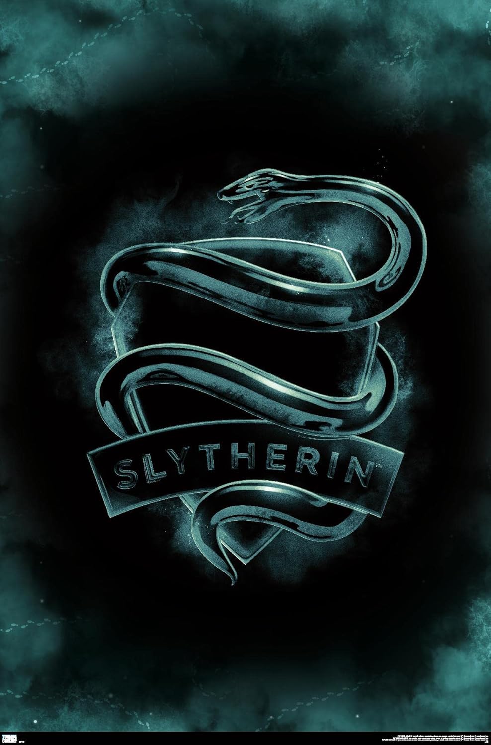 Trends International Harry Potter Slytherin Magic Wall Poster