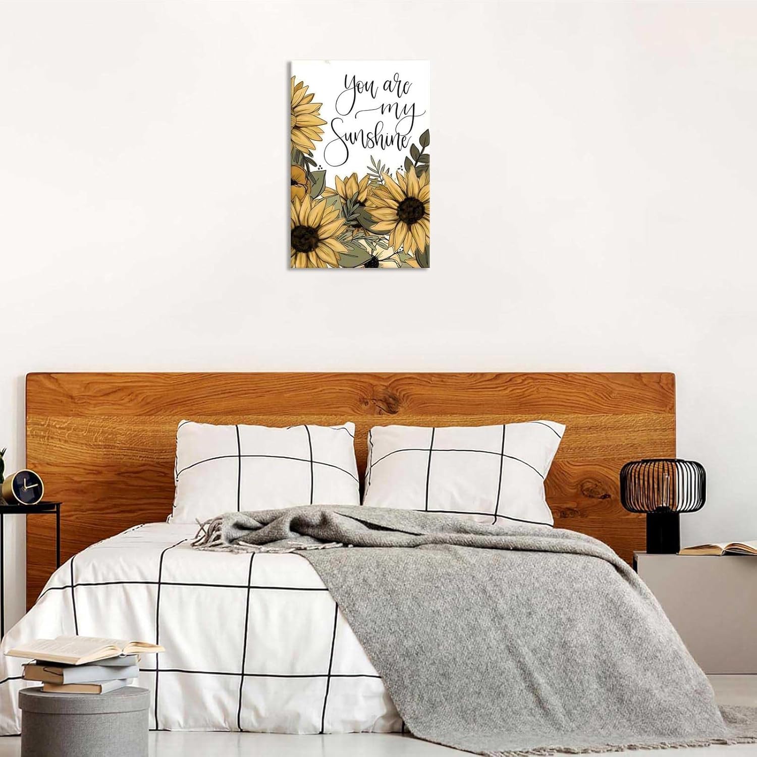 Sunflower Motivational Poster You Are My Sunshine 16x24 Framed Wall Art