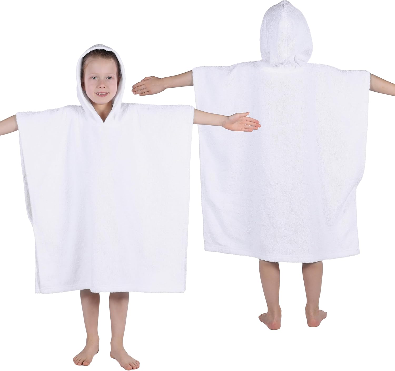 Superior Kids Cotton Terry Poncho with Hood