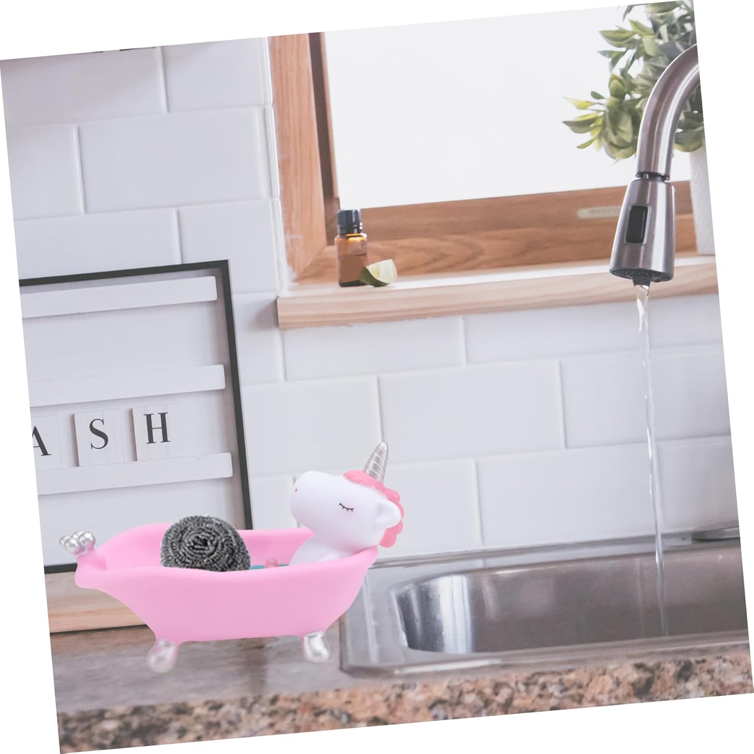1Pc Adorable Unicorn Soap Holder Cartoon Design