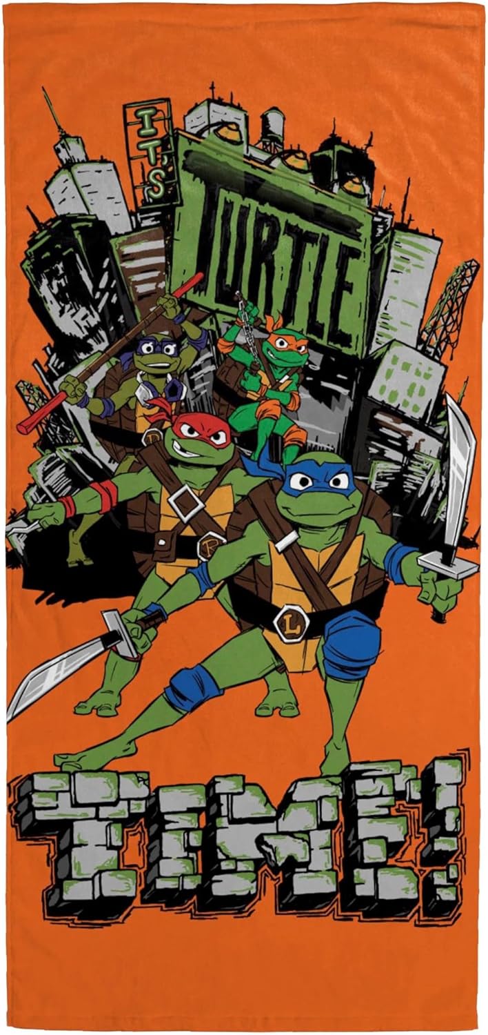Jay Franco Teenage Mutant Ninja Turtles Bath Towel - 28 x 58