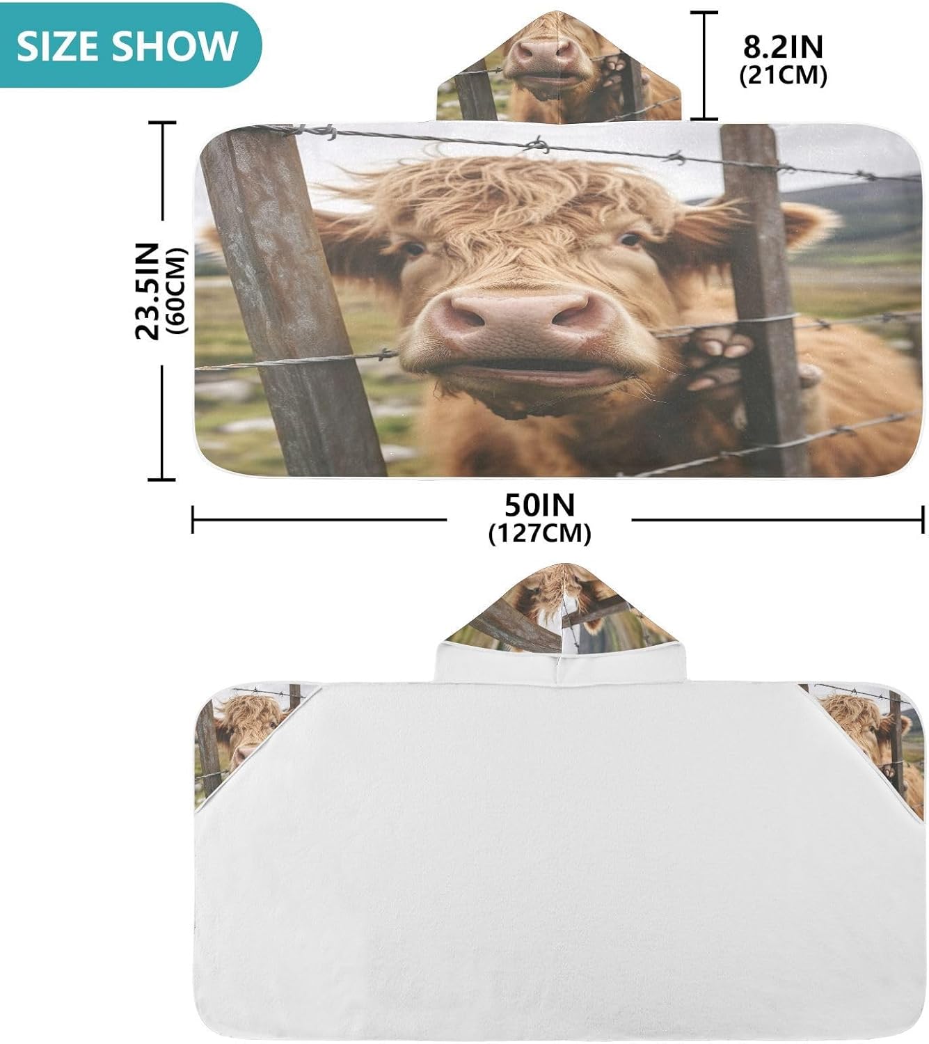 Kigai Hooded Towel for Kids - 235 x 50