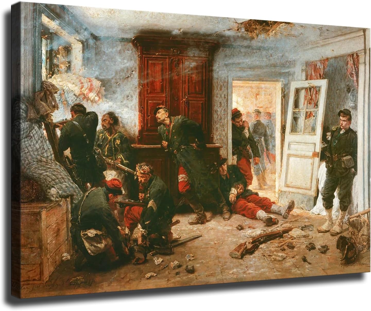 The Last Bullet Poster Canvas Art 20x30inch Unframed