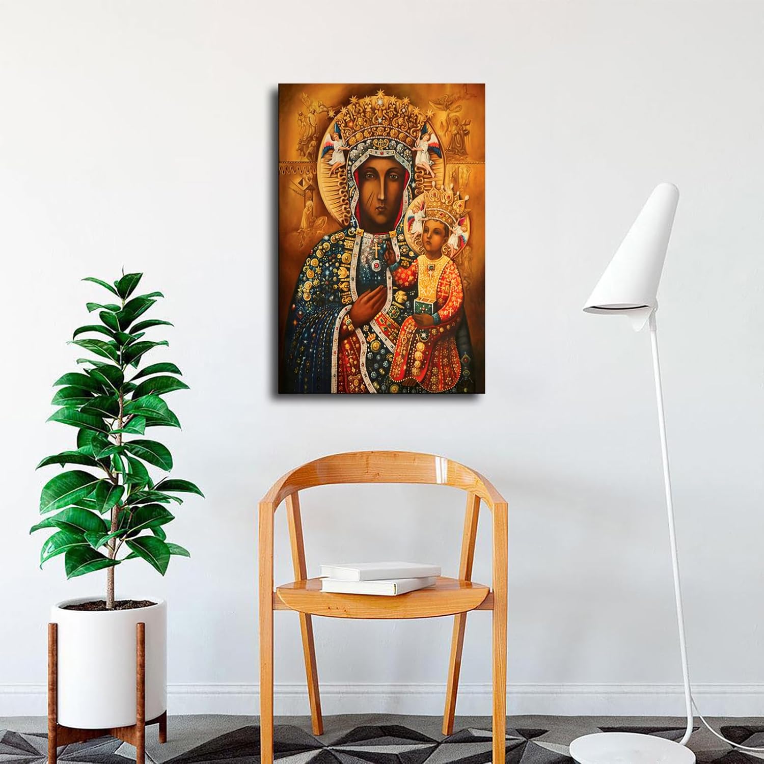 Our Lady Of Czestochowa Black Madonna Framed Poster 20x30 Inch