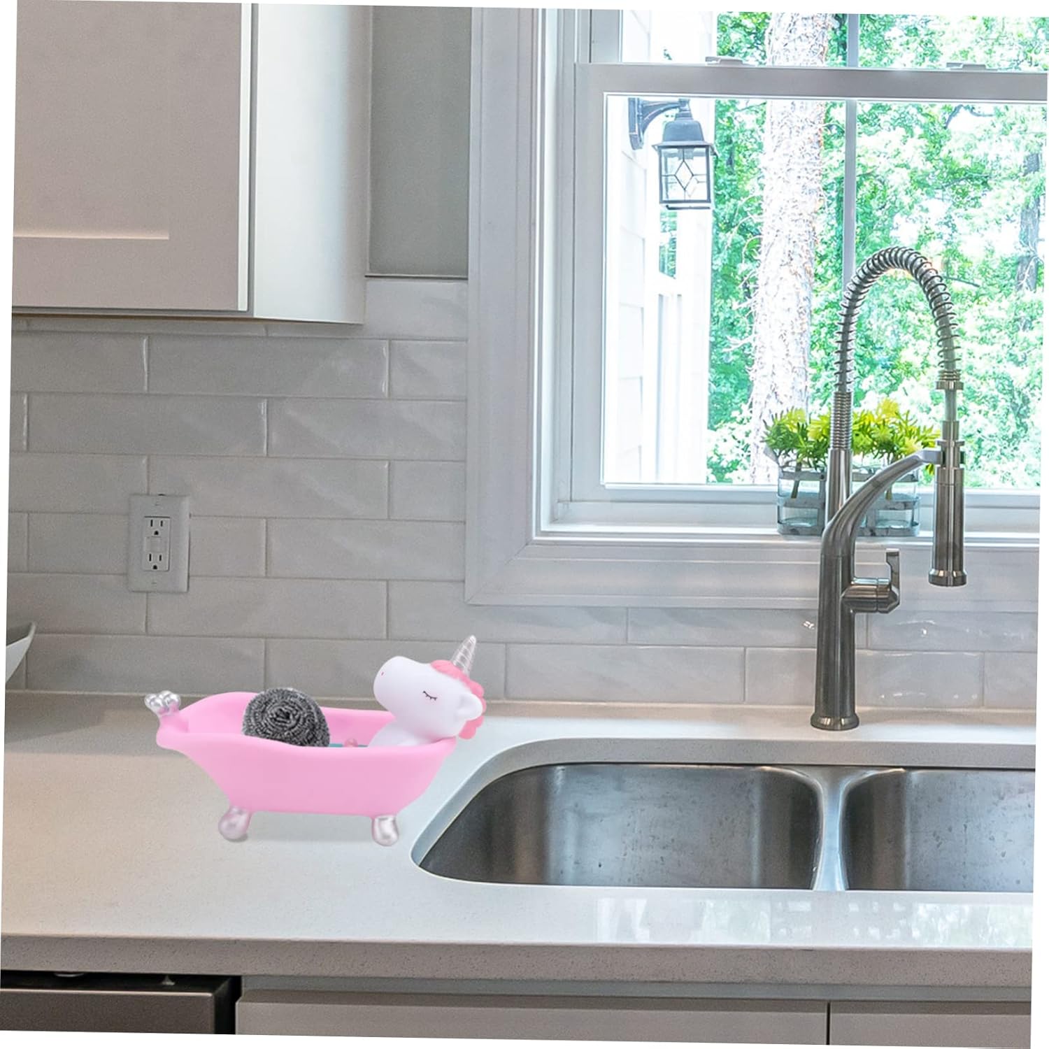 1Pc Adorable Unicorn Soap Holder Cartoon Design