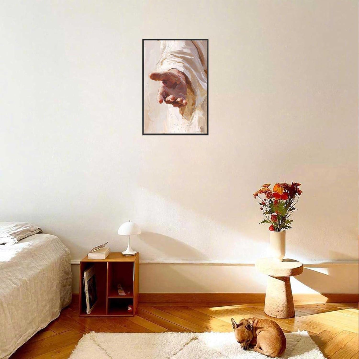 Hand Of Jesus Divine Mercy Framed Poster 12x16in