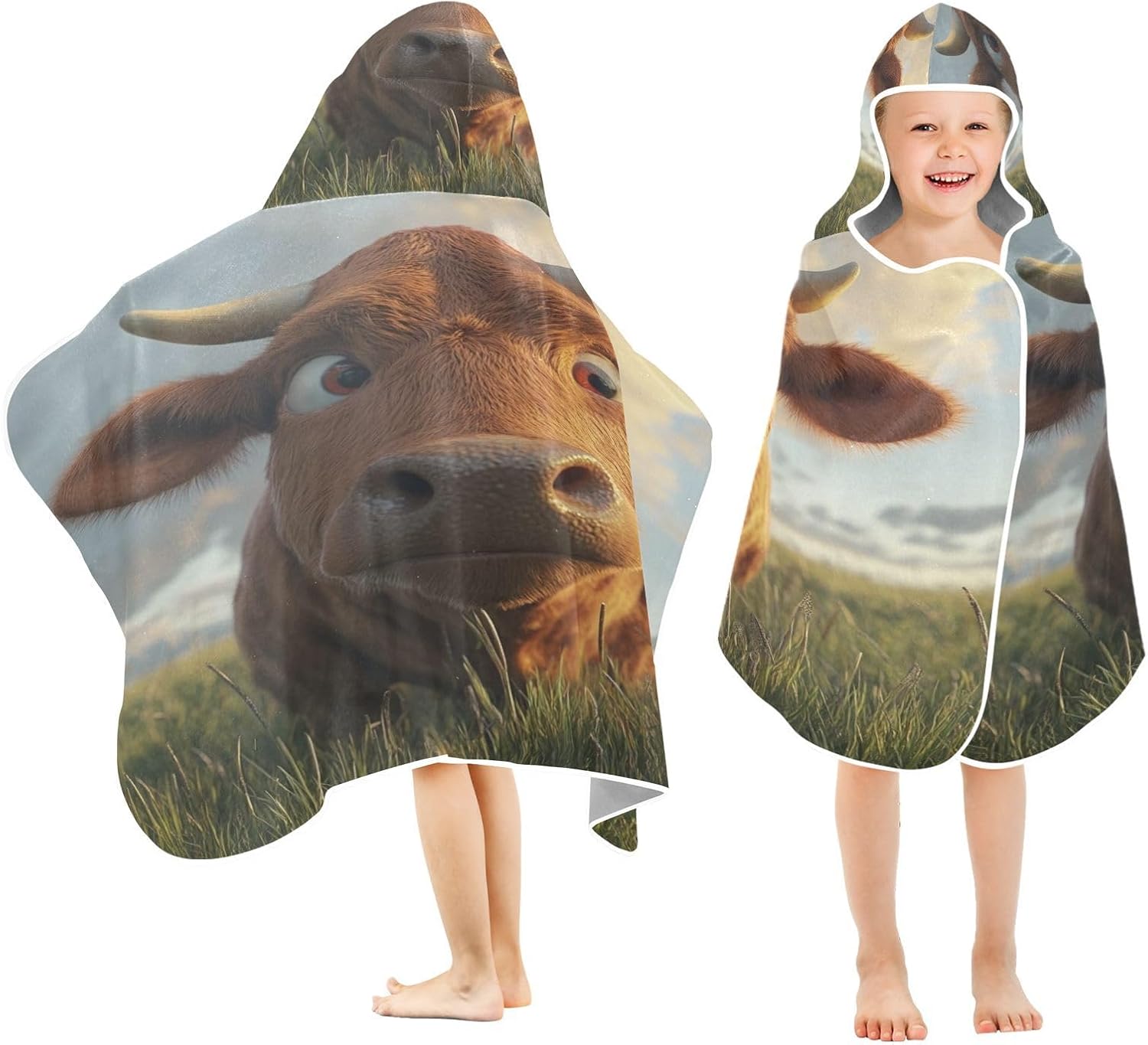 Kigai Cute Kids Hooded Bath Towel 50x235 Inch