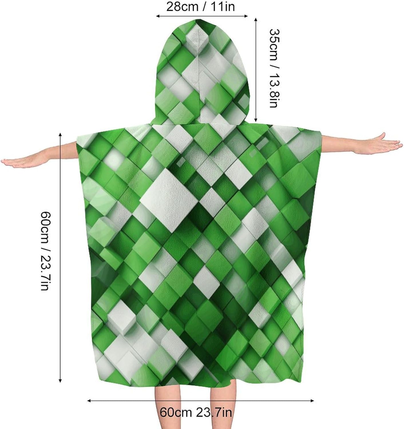 Kids Bath Towel with Hooded Design