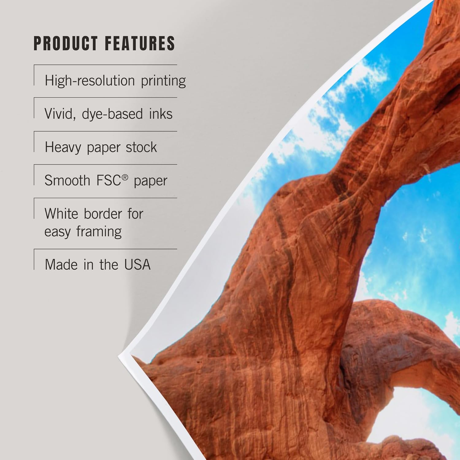 Lantern Press 8x12 Art Print Arches National Park Utah