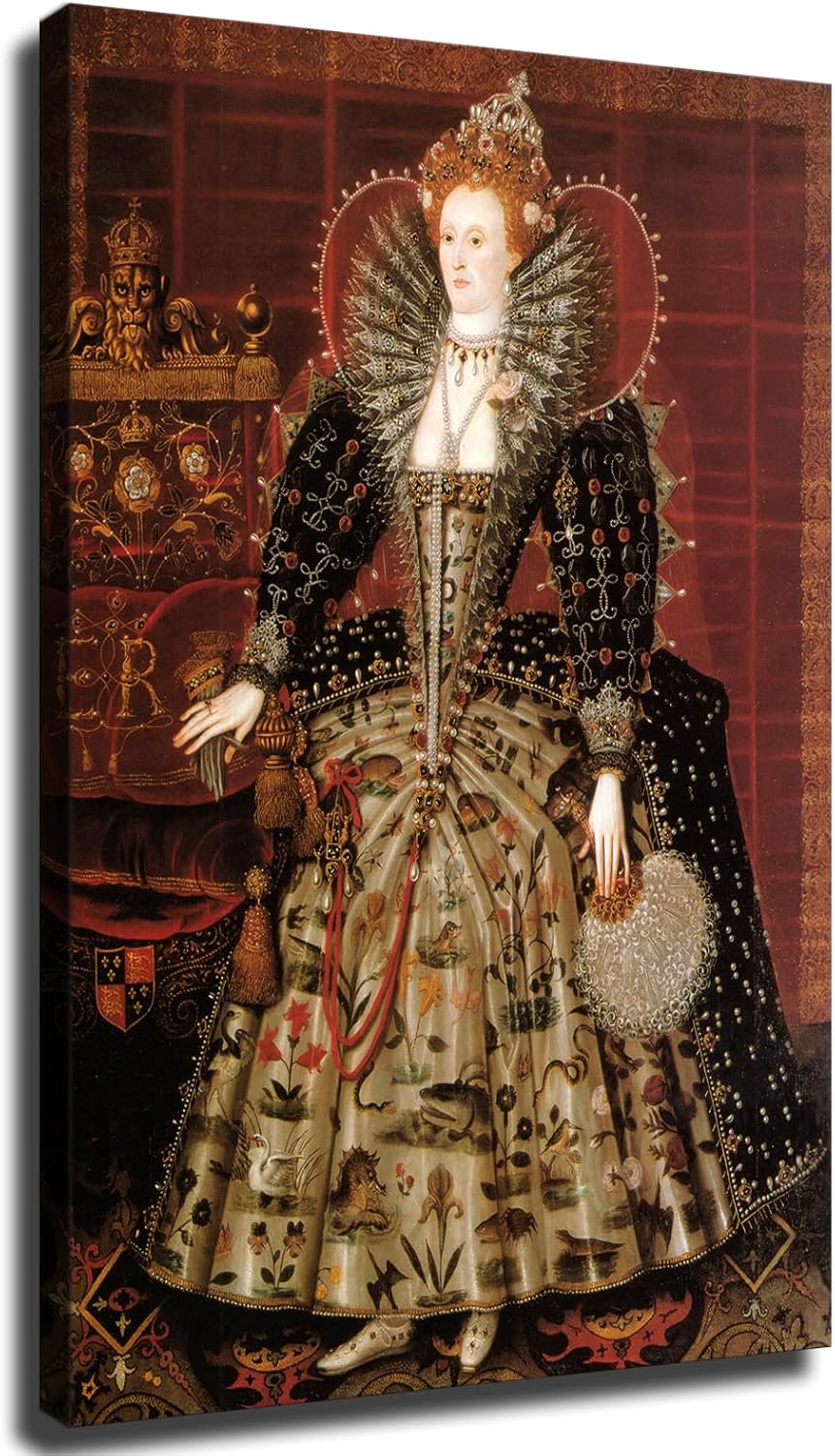 Queen Elizabeth I Portrait Poster 8x12 Inch Unframed