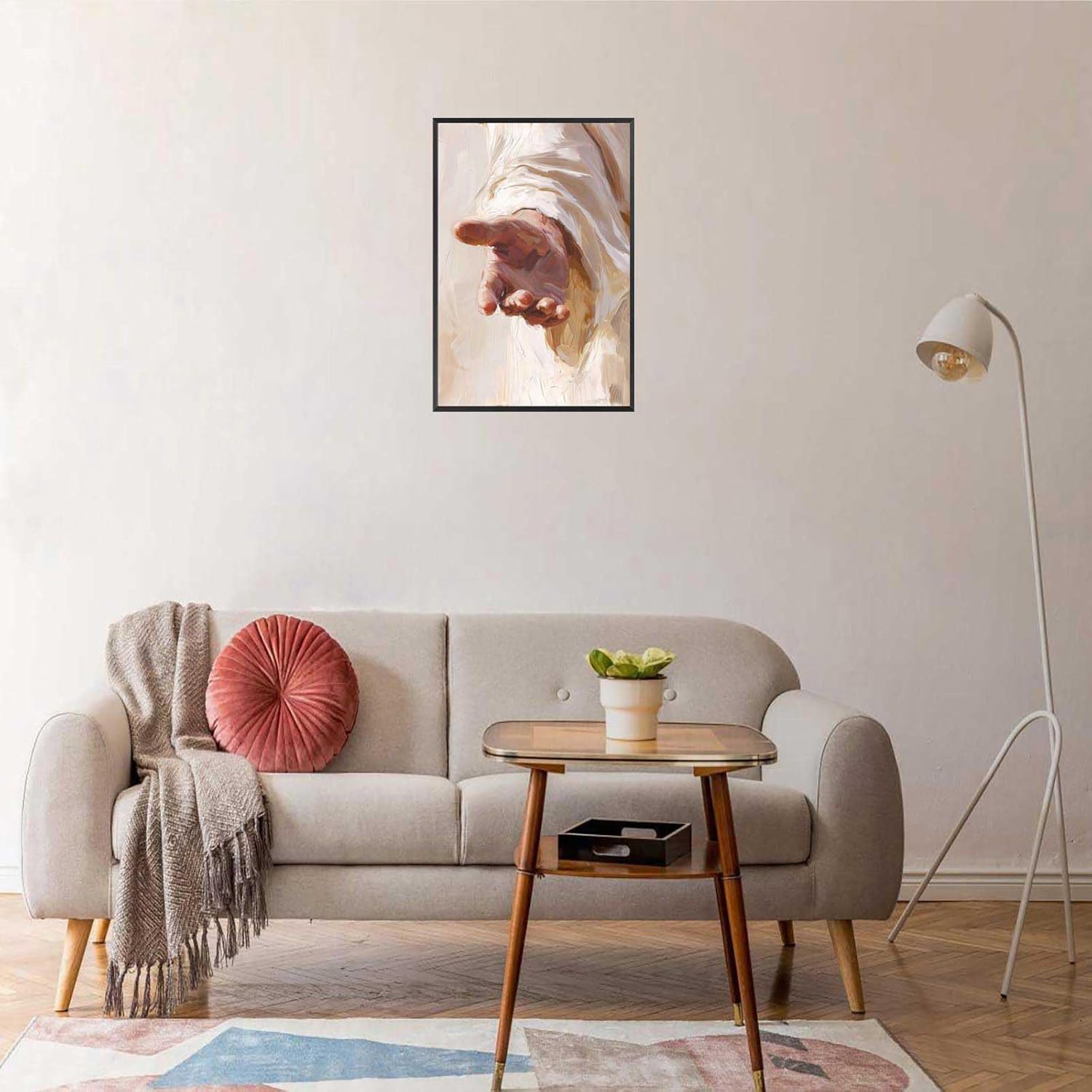 Hand Of Jesus Divine Mercy Framed Poster 12x16in