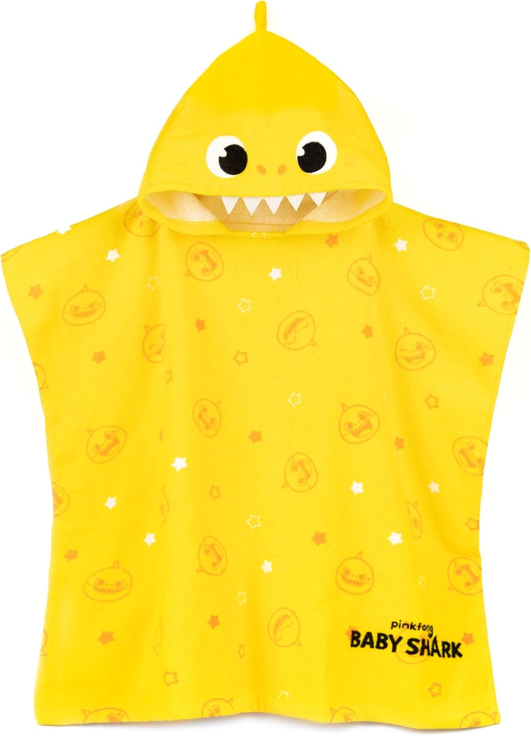 Baby Shark Towel Poncho for Kids - Kids Bath Towel