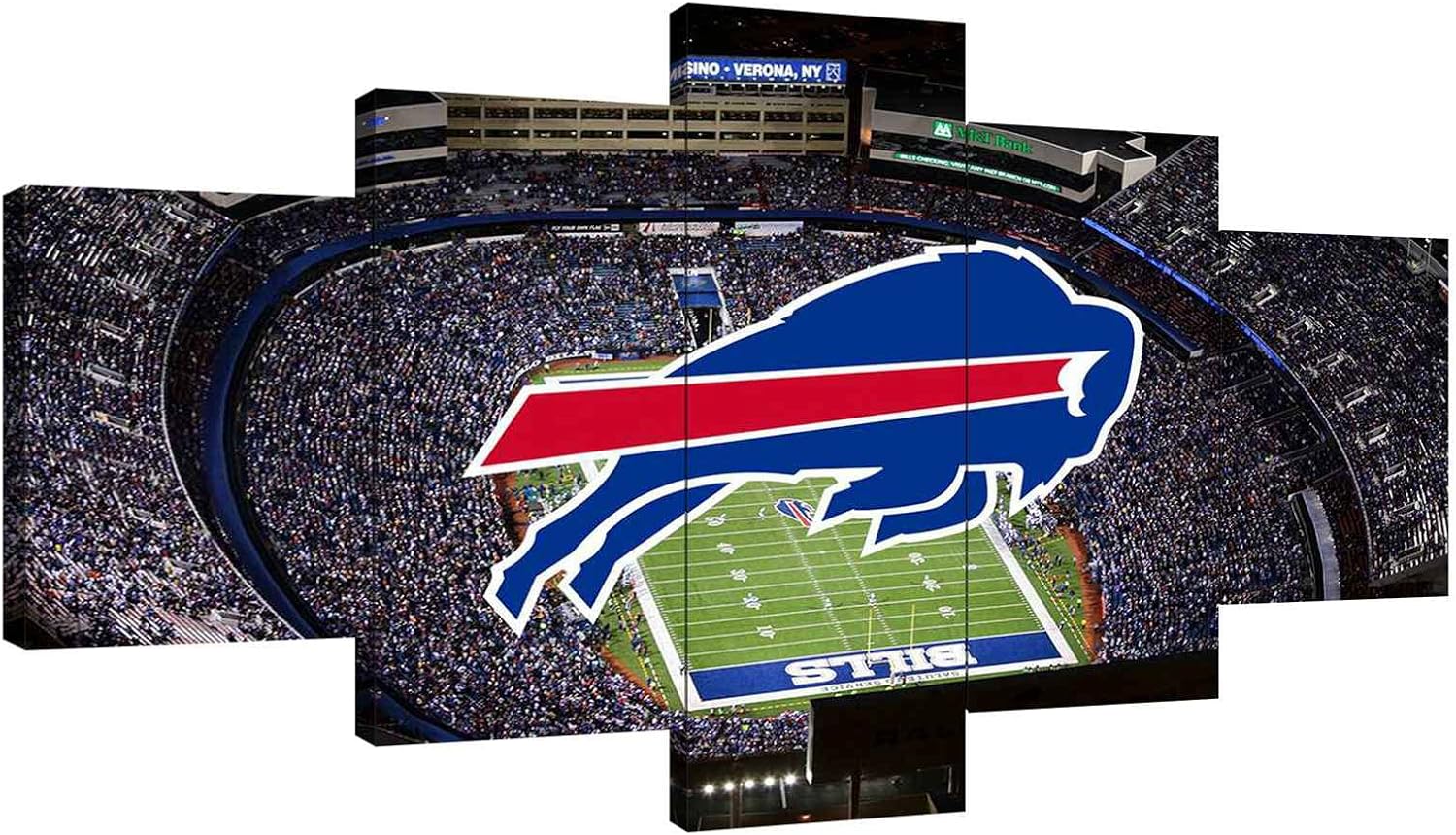 Buffalo Sports Field Bills Wall Art Poster Canvas Print