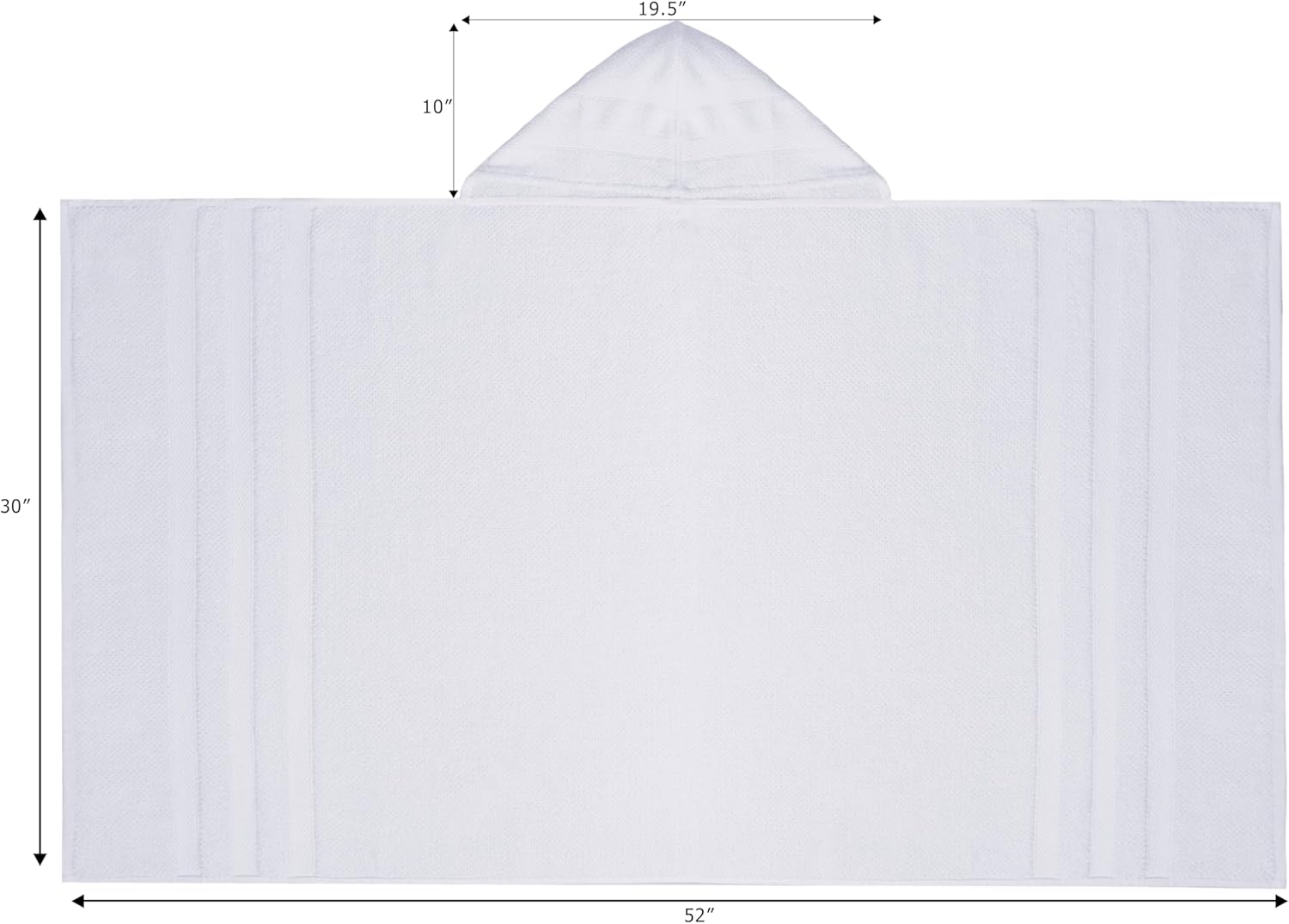 Original Kids Hooded Bath Towel Wrap - 30x52 Inches