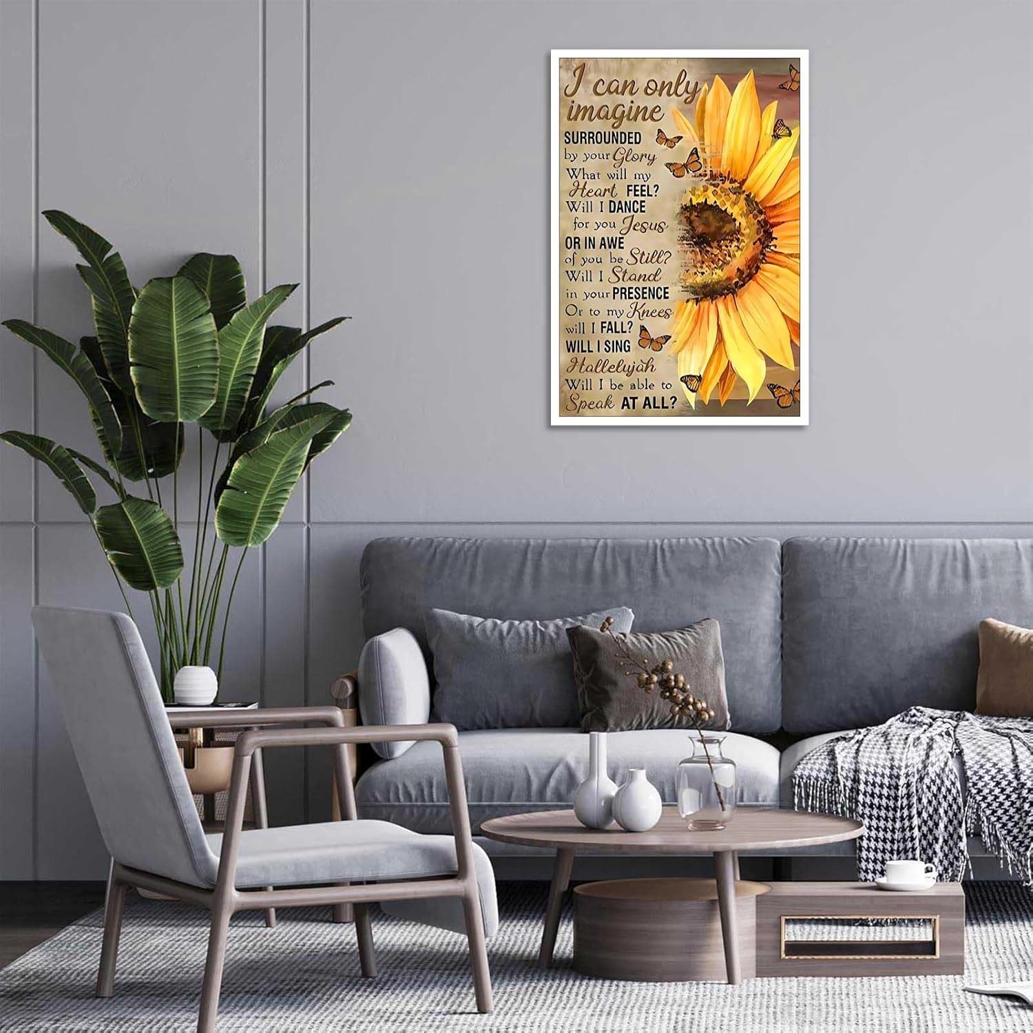 Sunflower Motivational Poster Please Be Positive