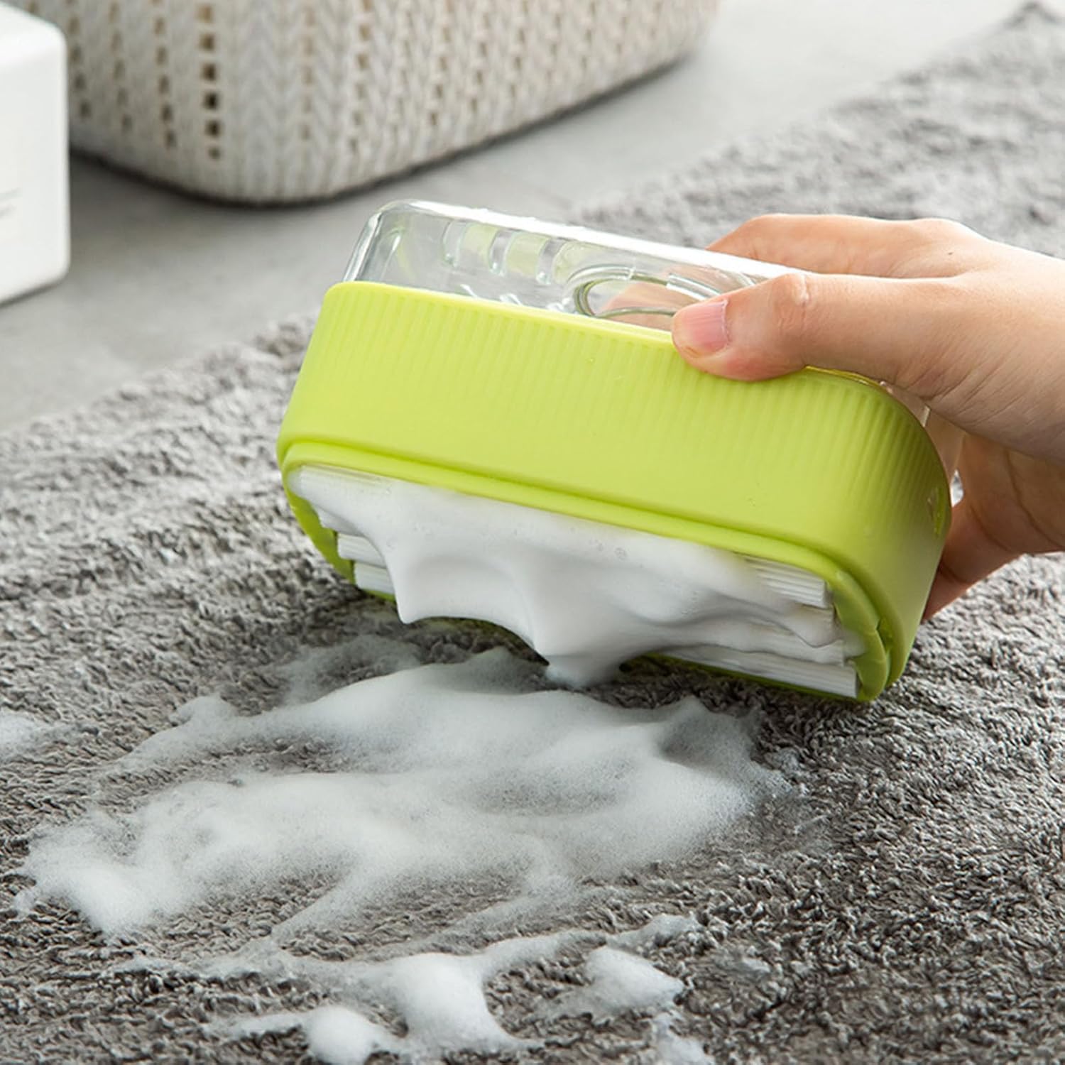 Foaming Soap Box with Roller and Sponge Holder