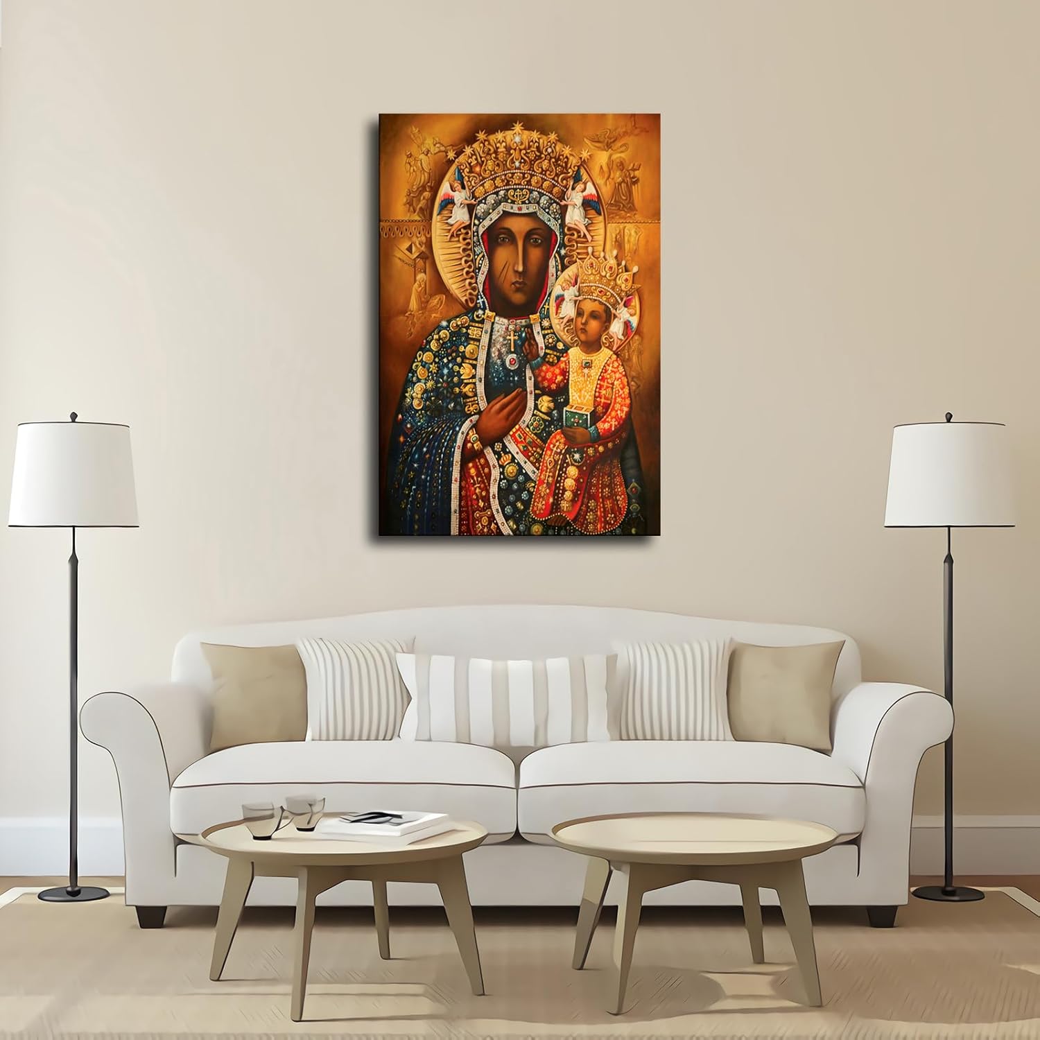 Our Lady Of Czestochowa Black Madonna Framed Poster 20x30 Inch