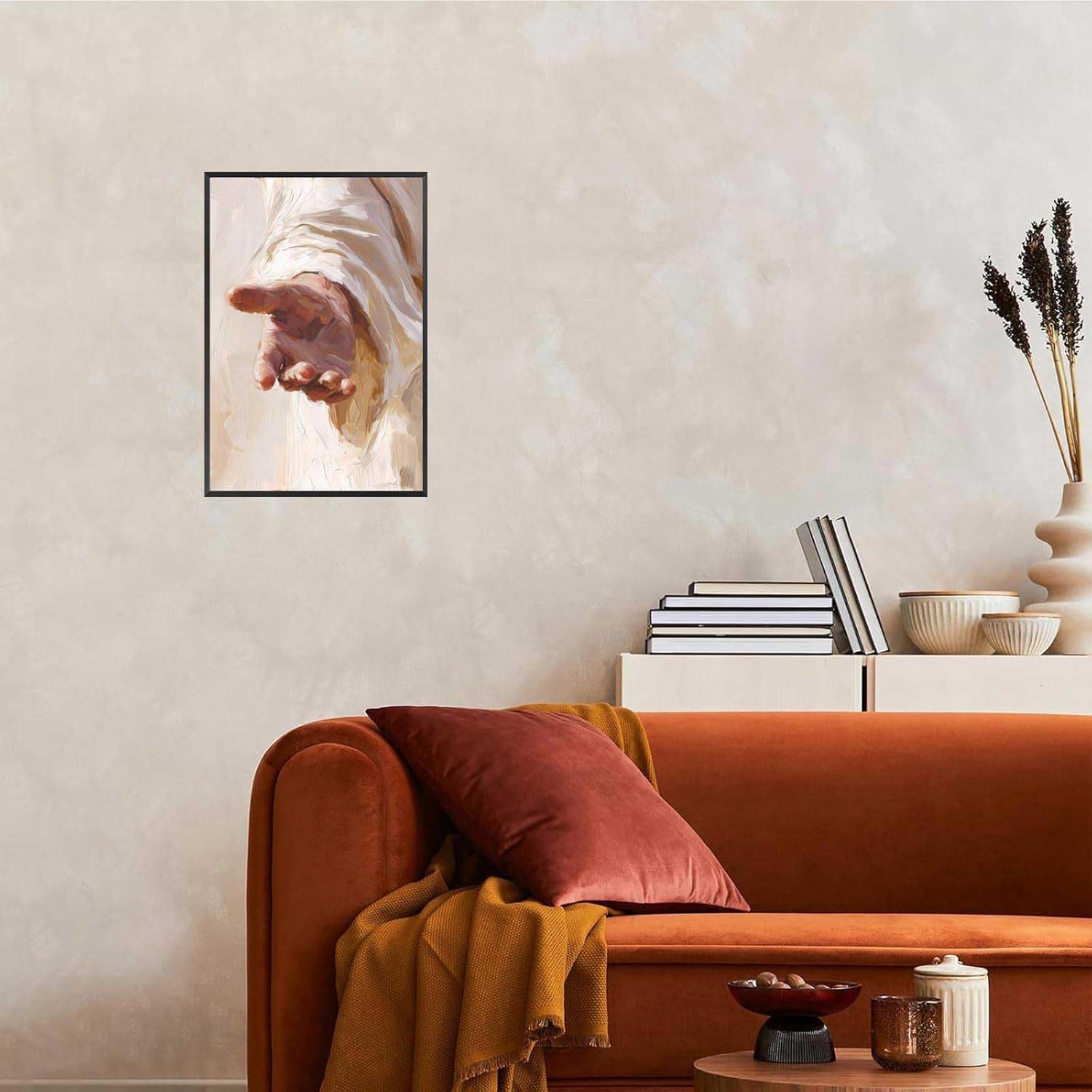 Hand Of Jesus Divine Mercy Framed Poster 12x16in