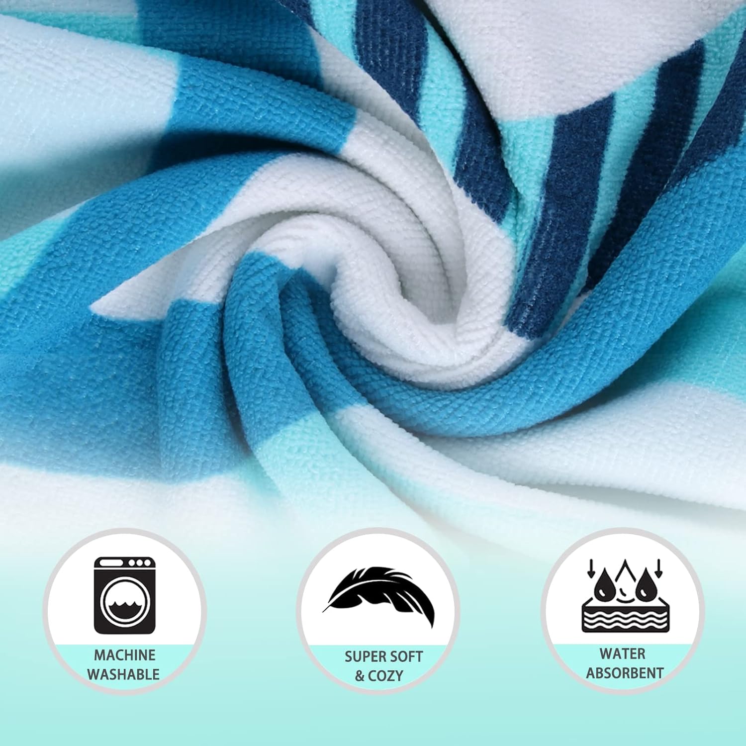 NovForth Toddler Hooded Beach Towel Poncho