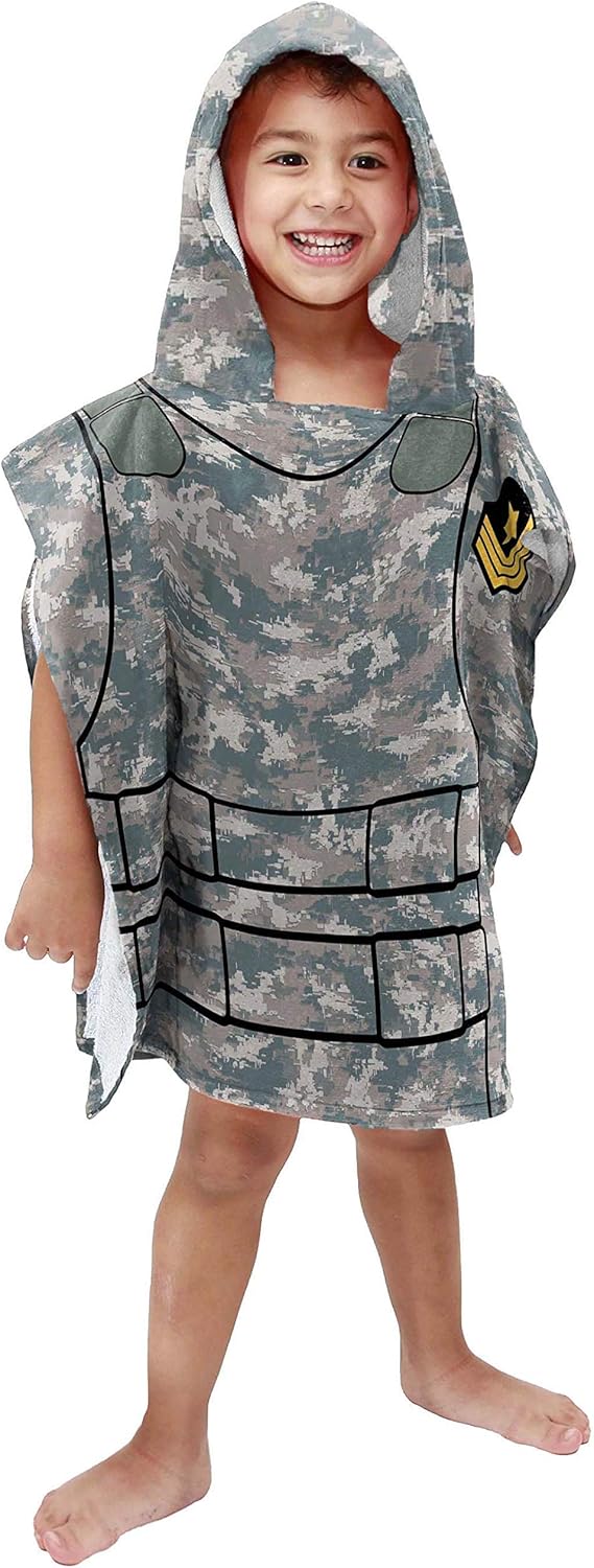 Jay Franco Trend Collector Soldier Poncho Towel - 22x22 Inches