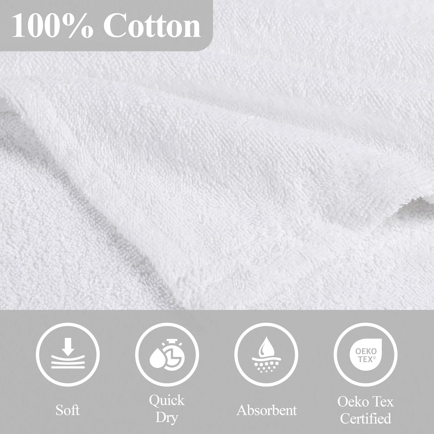Superior Kids Cotton Terry Poncho with Hood