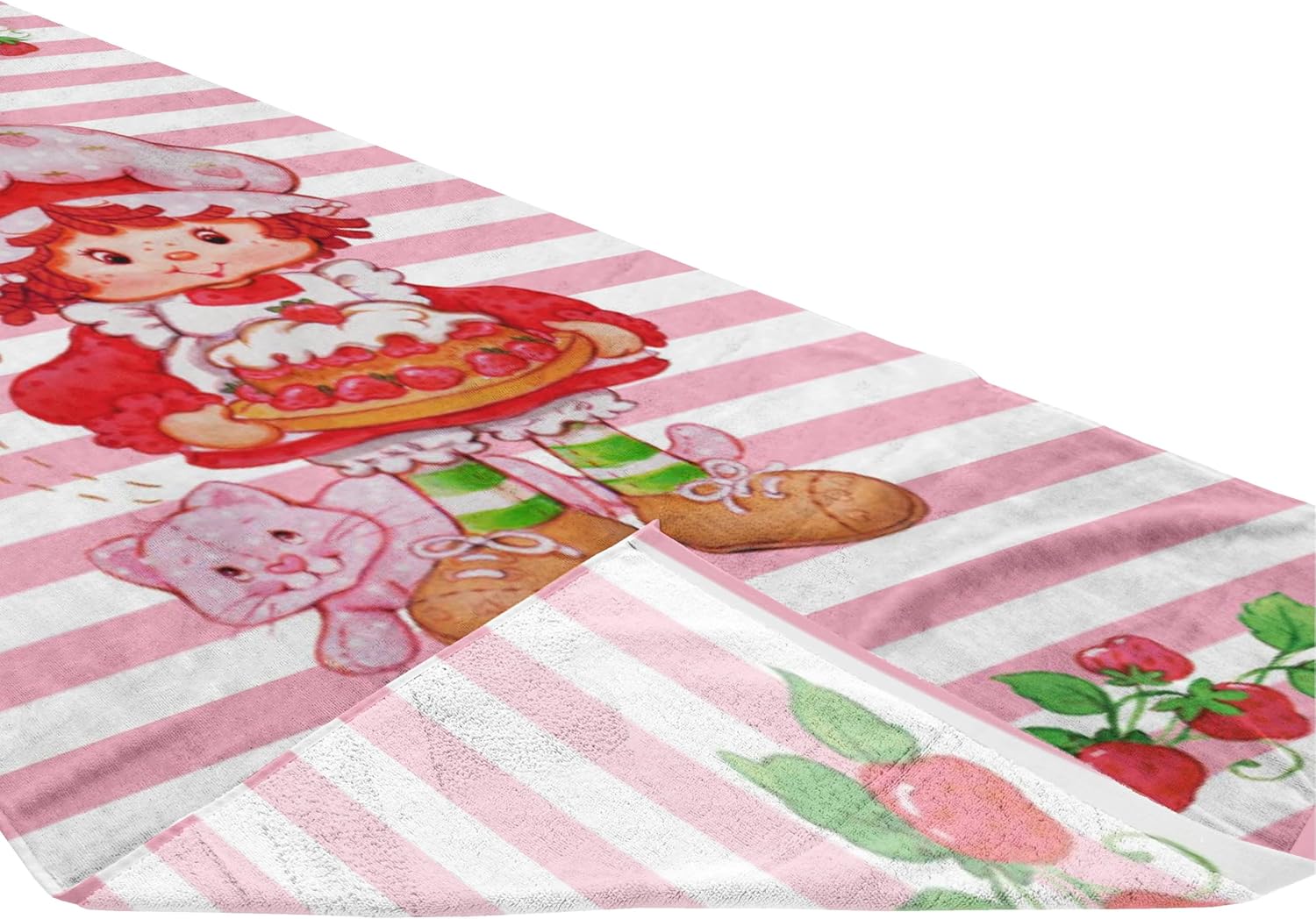 Jay Franco Strawberry Shortcake Bath Towel - 28 x 58 Inches 100 Cotton