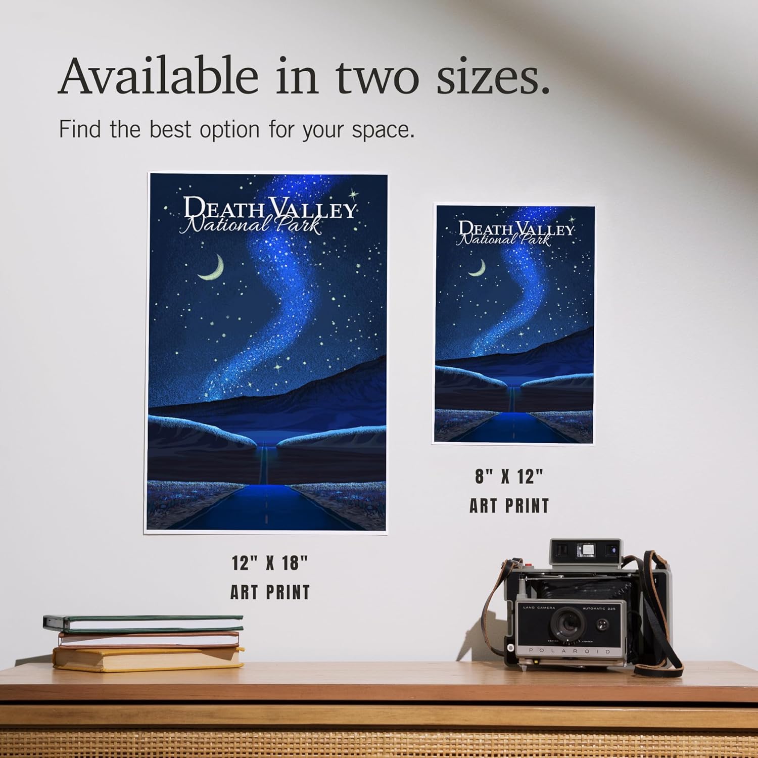 Lantern Press 8x12 Art Print of Death Valley Night Sky