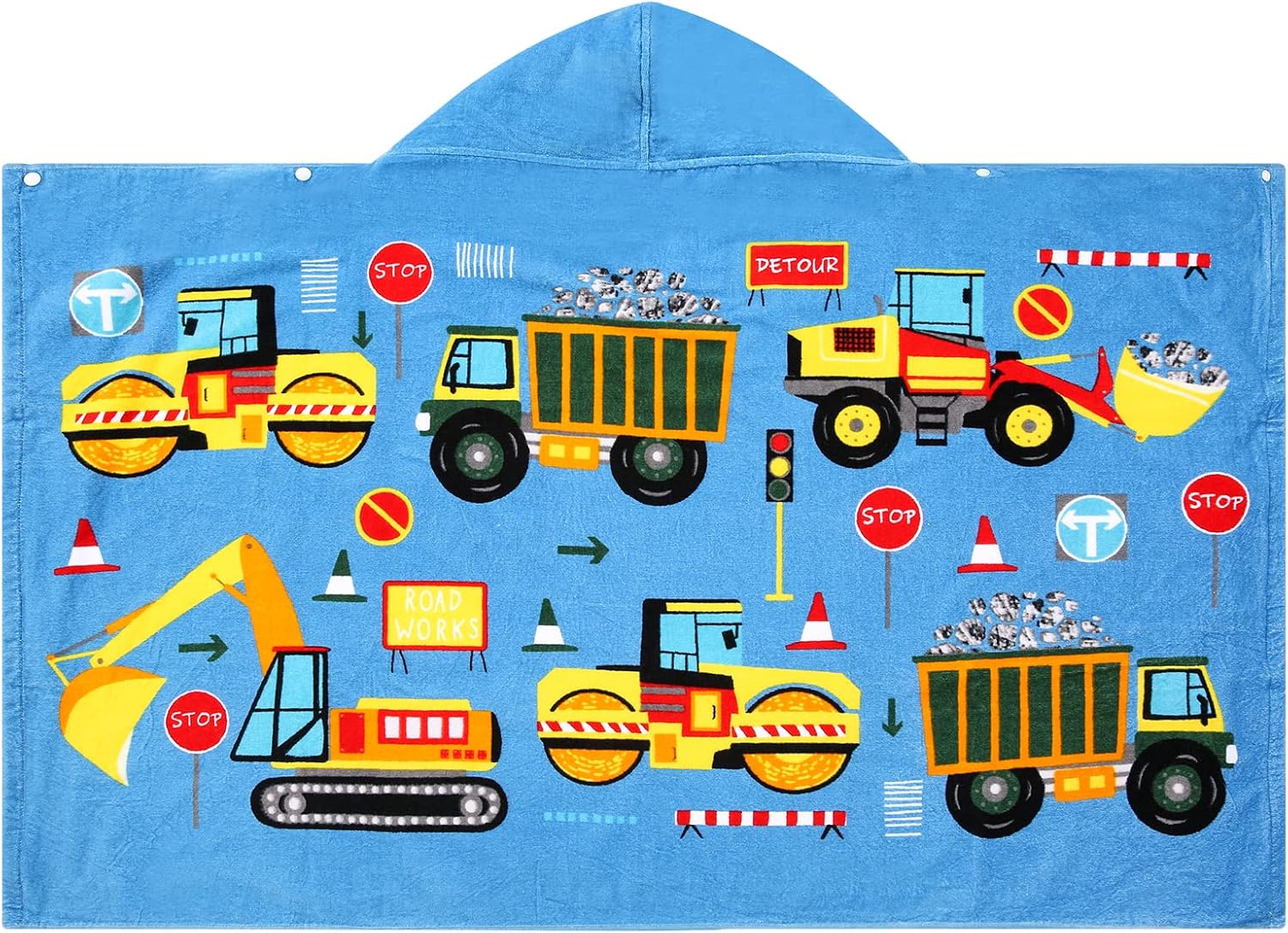 Kids Beach Towel Hooded Bath Wrap for Toddlers Children 30x50