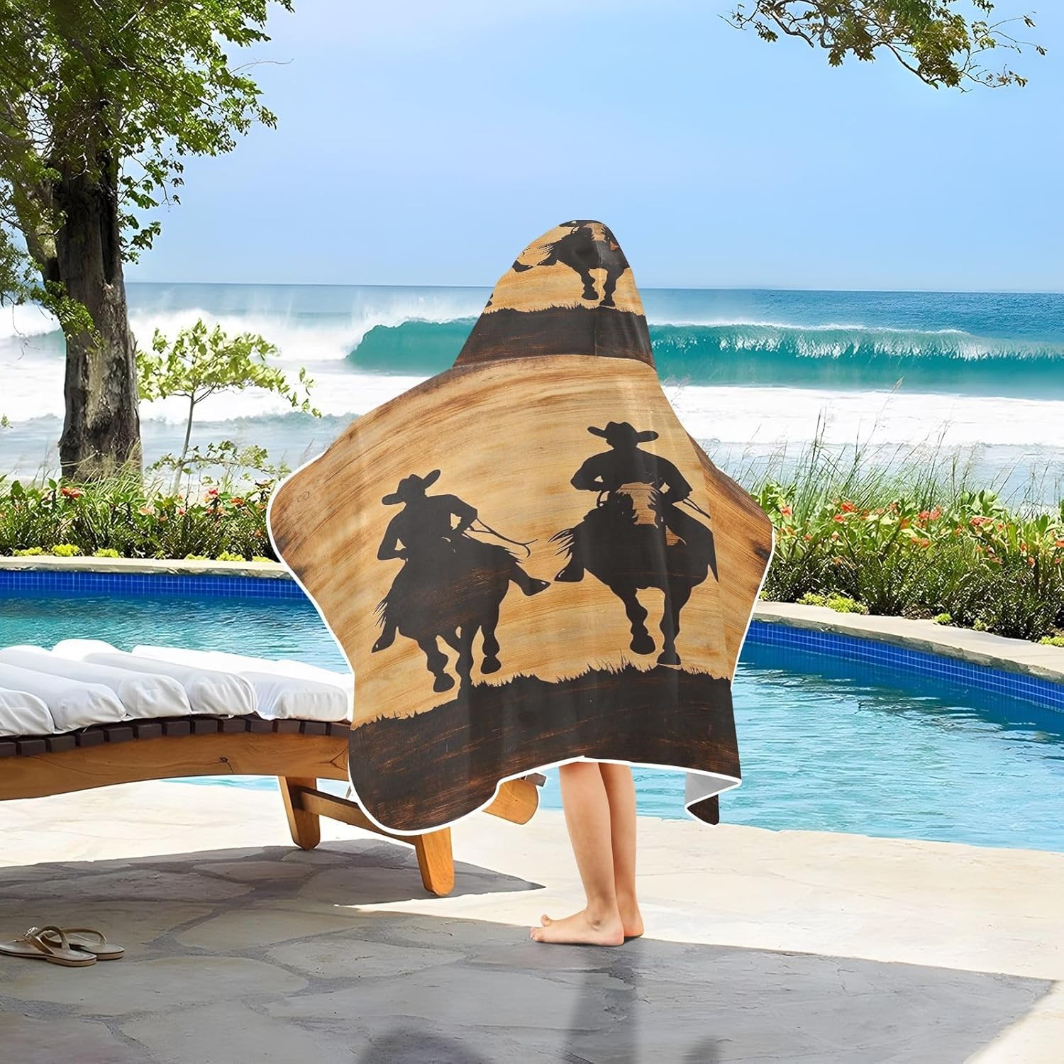 Kigai Kids Hooded Bath Towel Soft and Absorbent
