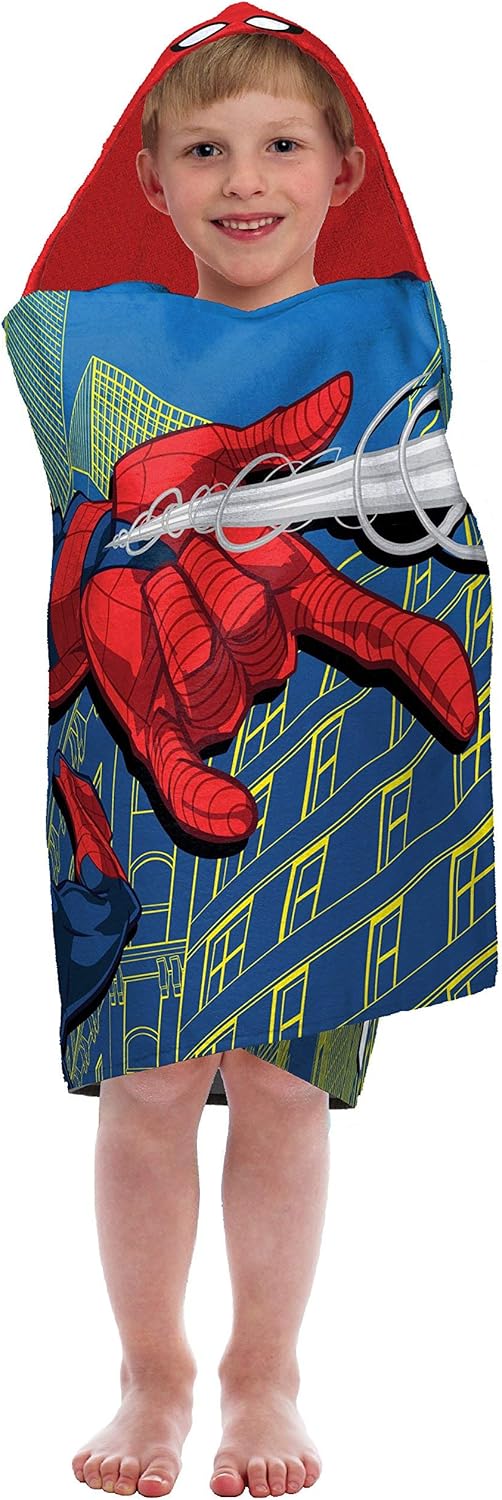 Jay Franco Kids Hooded Towel Spiderman
