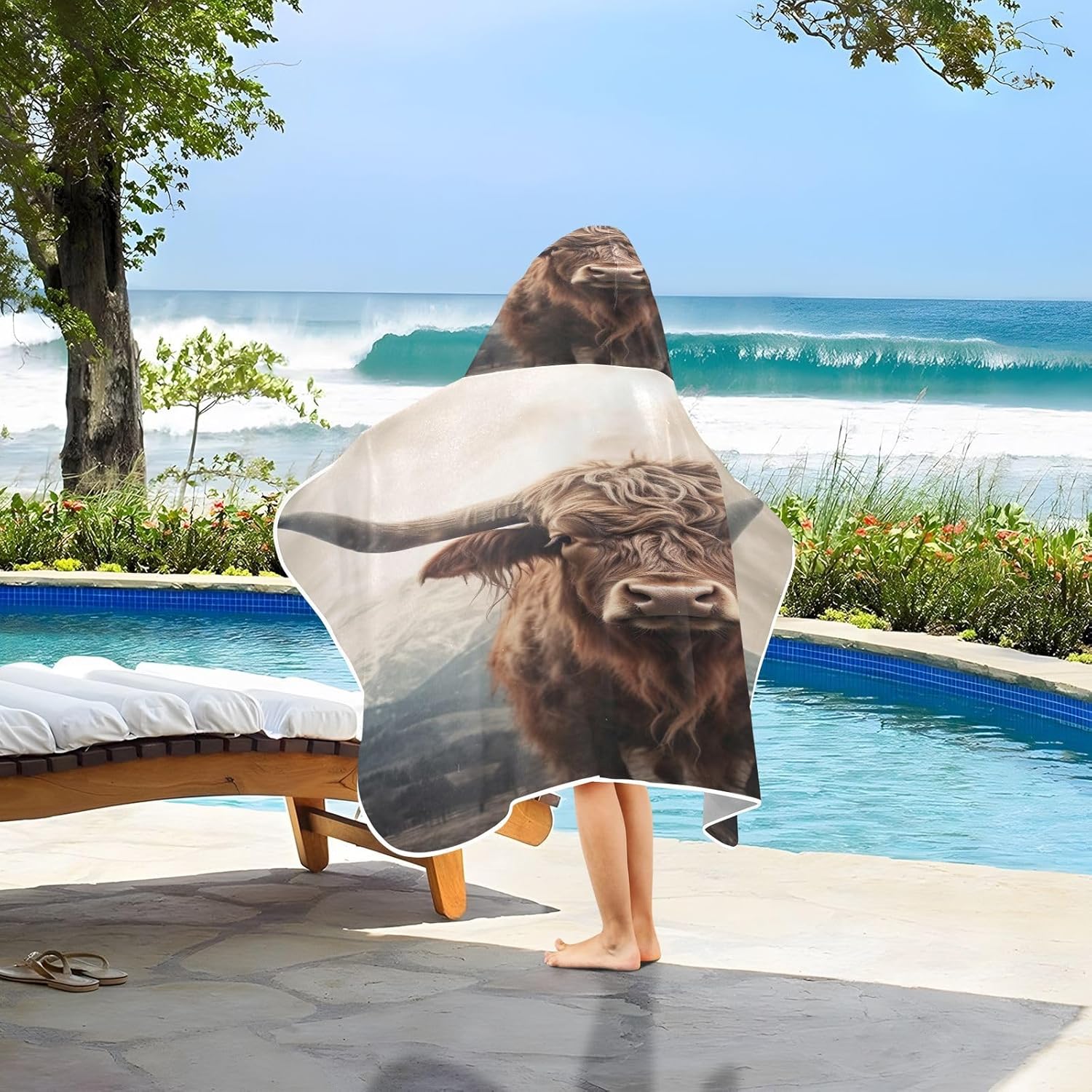 Kigai Hooded Towel for Kids - Soft and Reusable