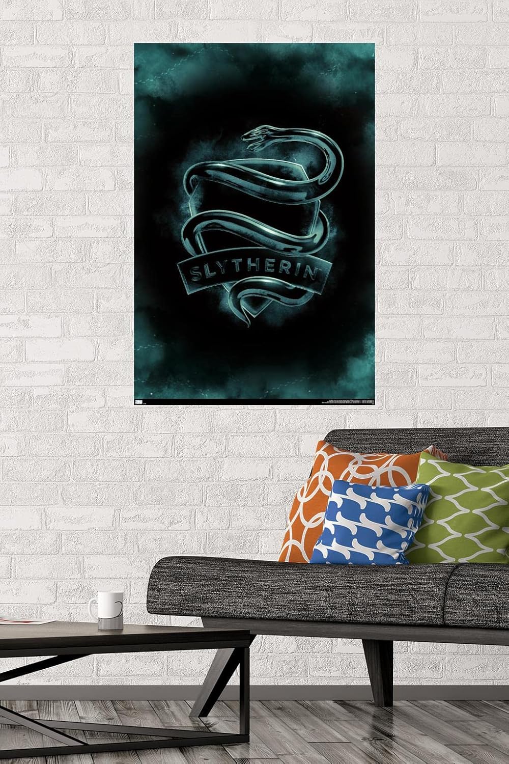 Trends International Harry Potter Slytherin Magic Wall Poster