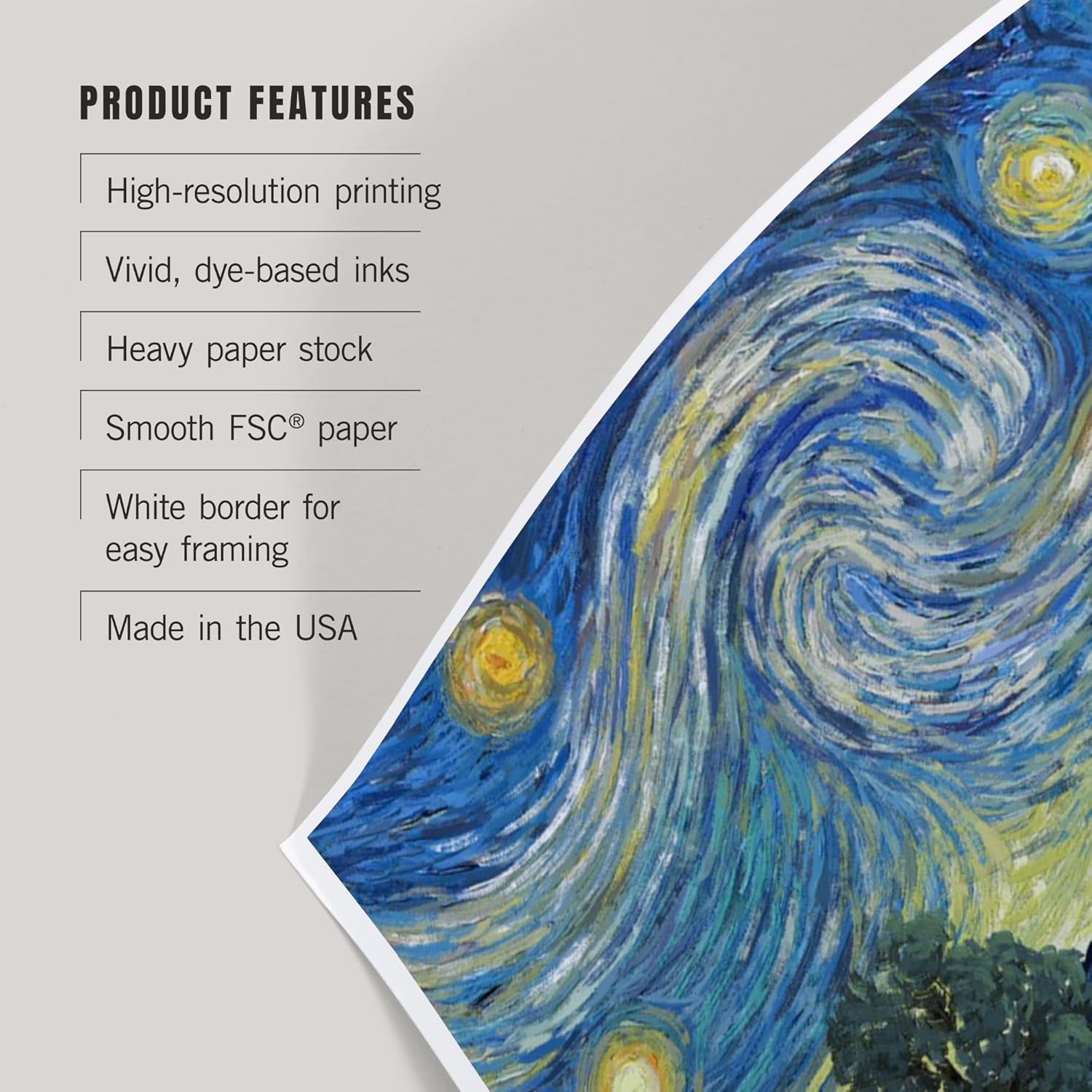 Lantern Press 8x12 Art Print Big Sky Montana Starry Night