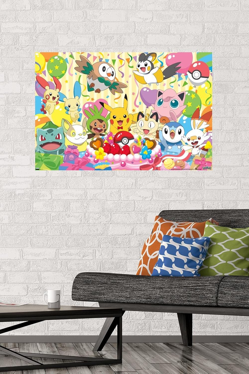 Trends International Pokmon Birthday Wall Poster 34x224