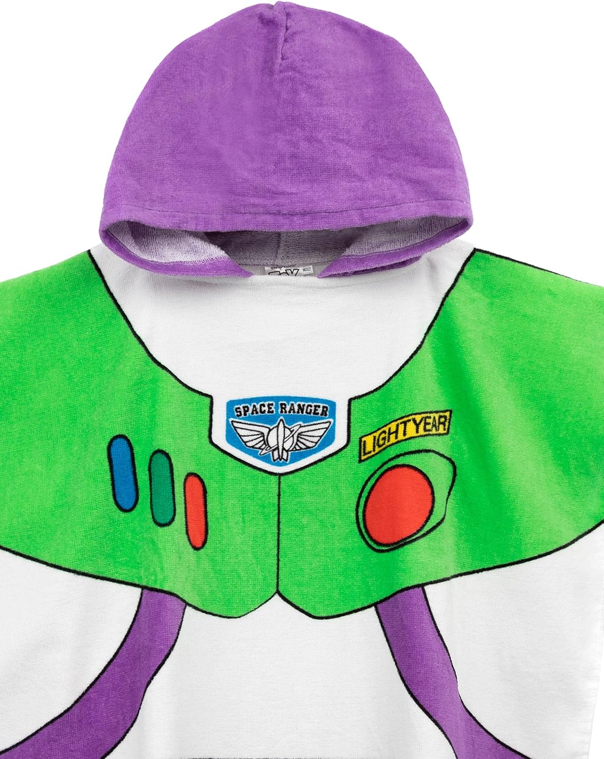Disney Toy Story Buzz Lightyear Towel Poncho Kids Bath Towel
