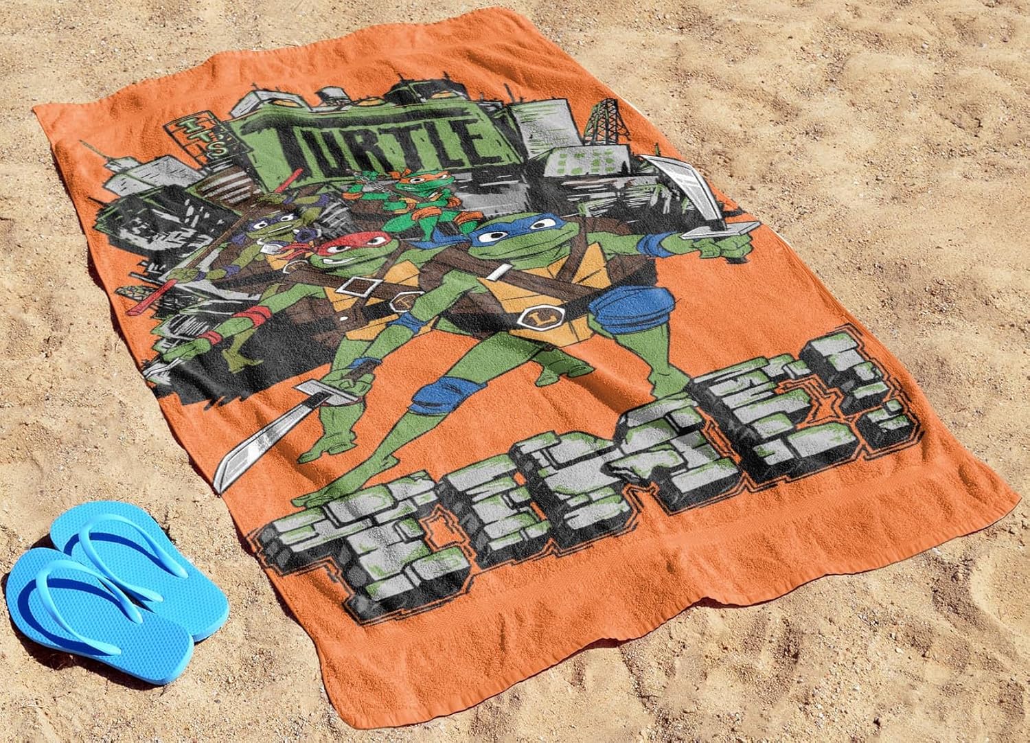 Jay Franco Teenage Mutant Ninja Turtles Bath Towel - 28 x 58