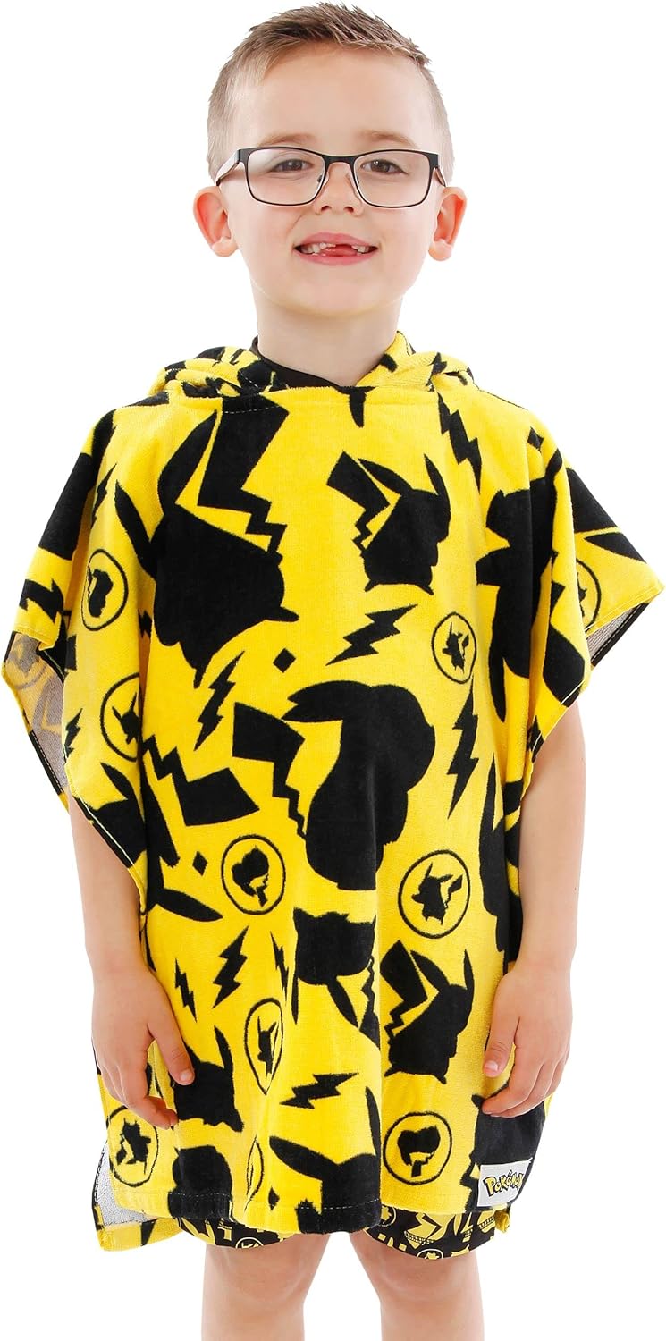 Pokemon Hooded Poncho Towel for Kids