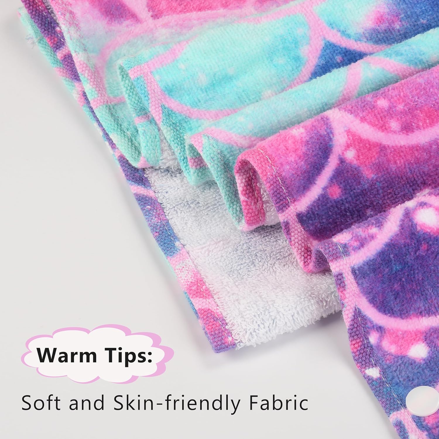 Tirrinia Mermaid Hooded Towel for Kids