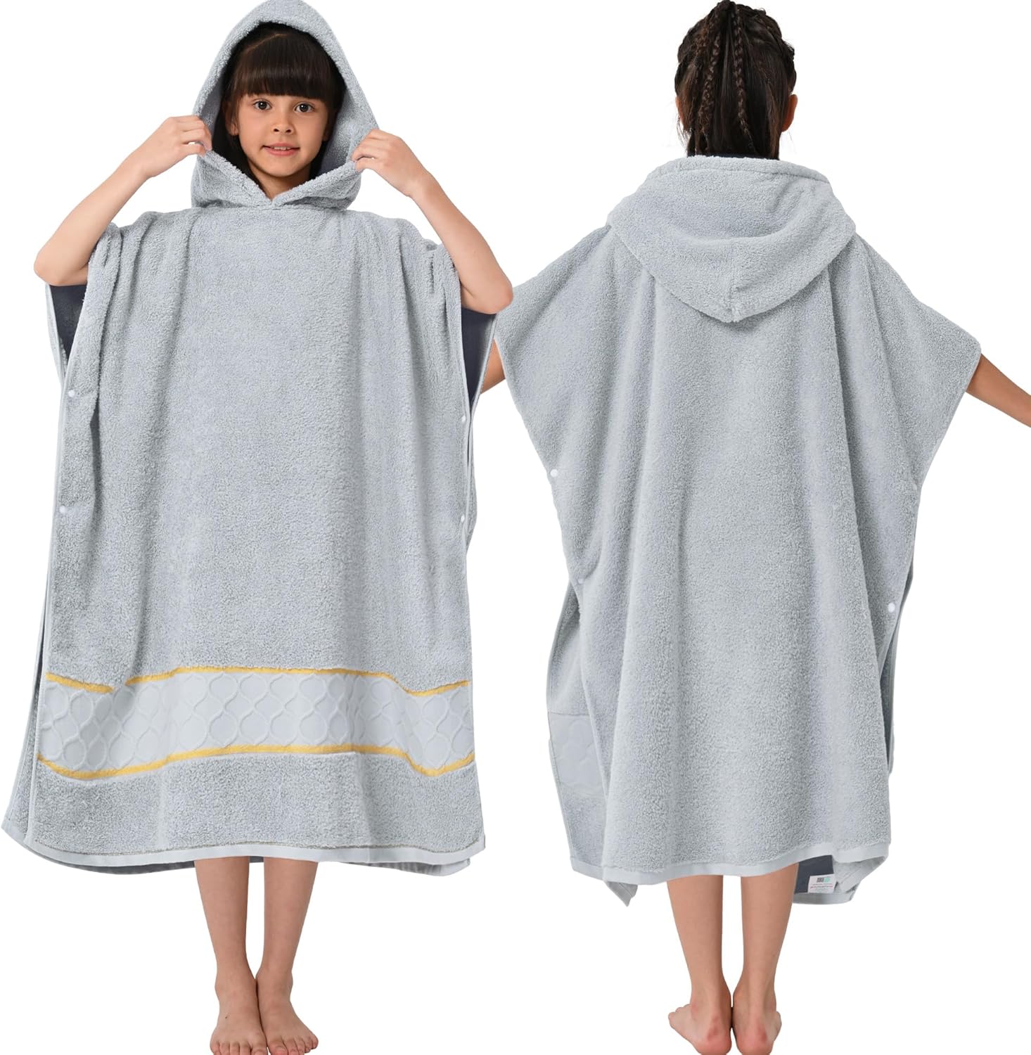 VOOVA MOVAS Thick Hooded Bath Towel for Kids 8-14 Years