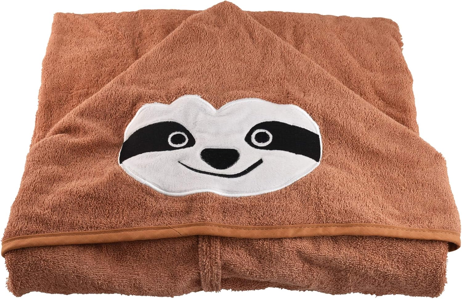 BellaDean Hooded Bath Towel for Big Kids Teens Brown