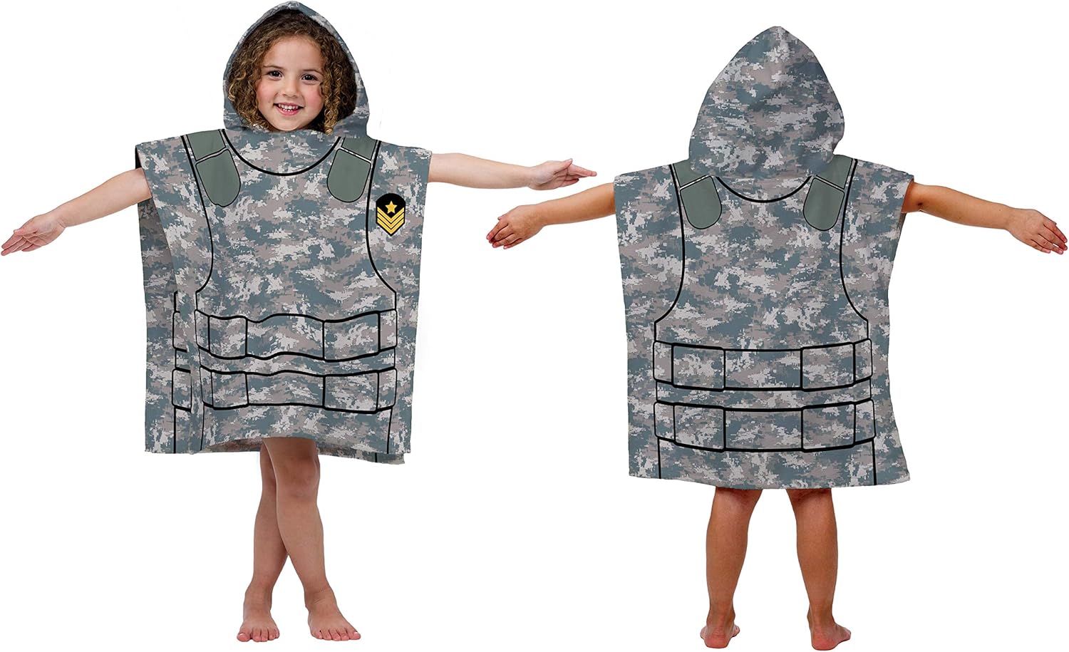 Jay Franco Trend Collector Soldier Poncho Towel - 22x22 Inches
