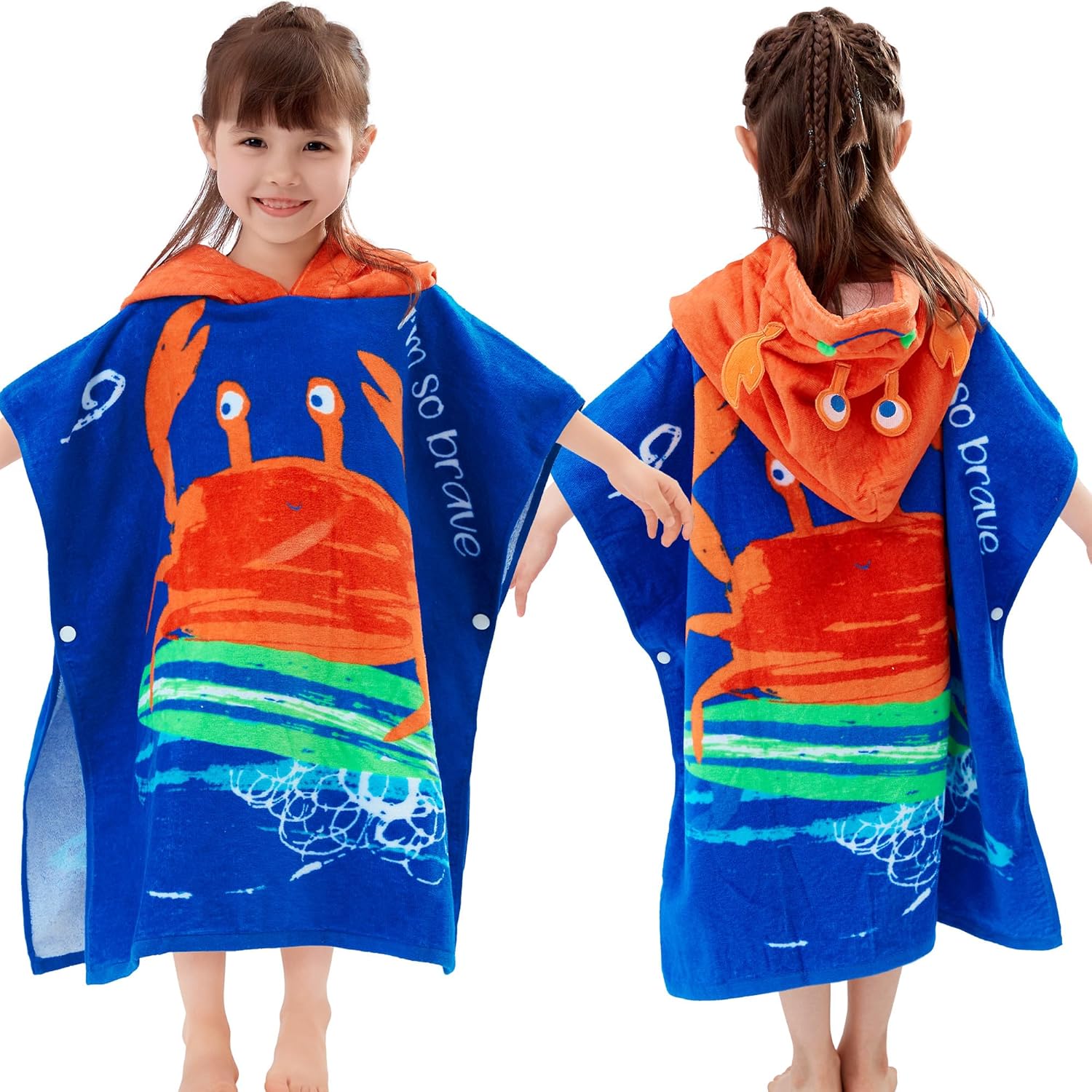 VOOVA MOVAS Toddler Bath Towel with Hood