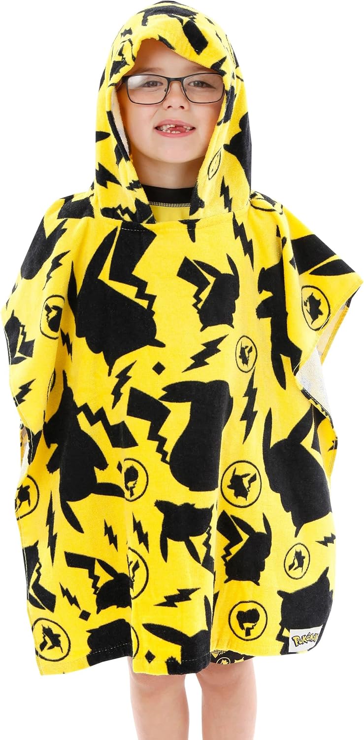 Pokemon Hooded Poncho Towel for Kids