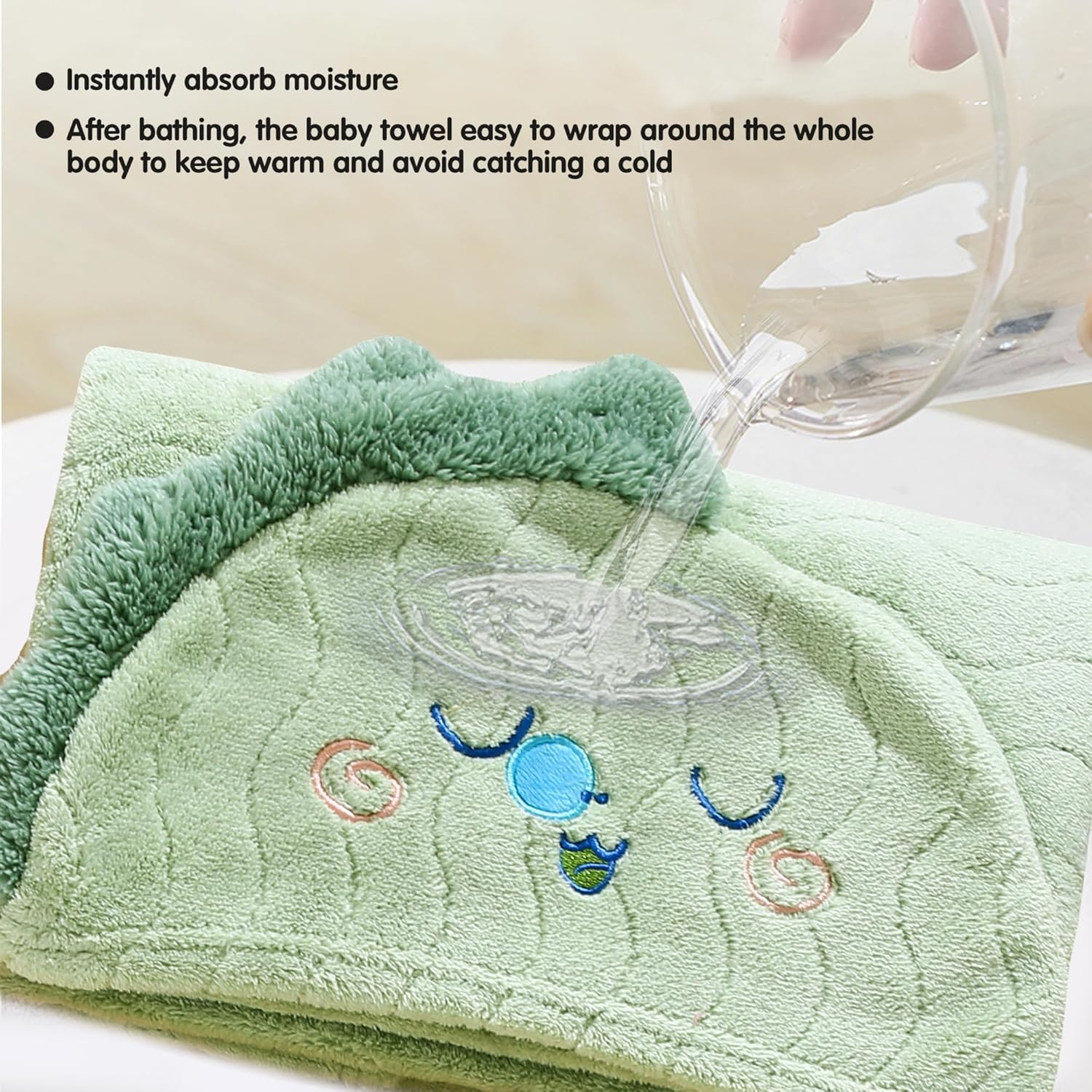 Yaiseiko Hooded Towel for Kids 2 Pack