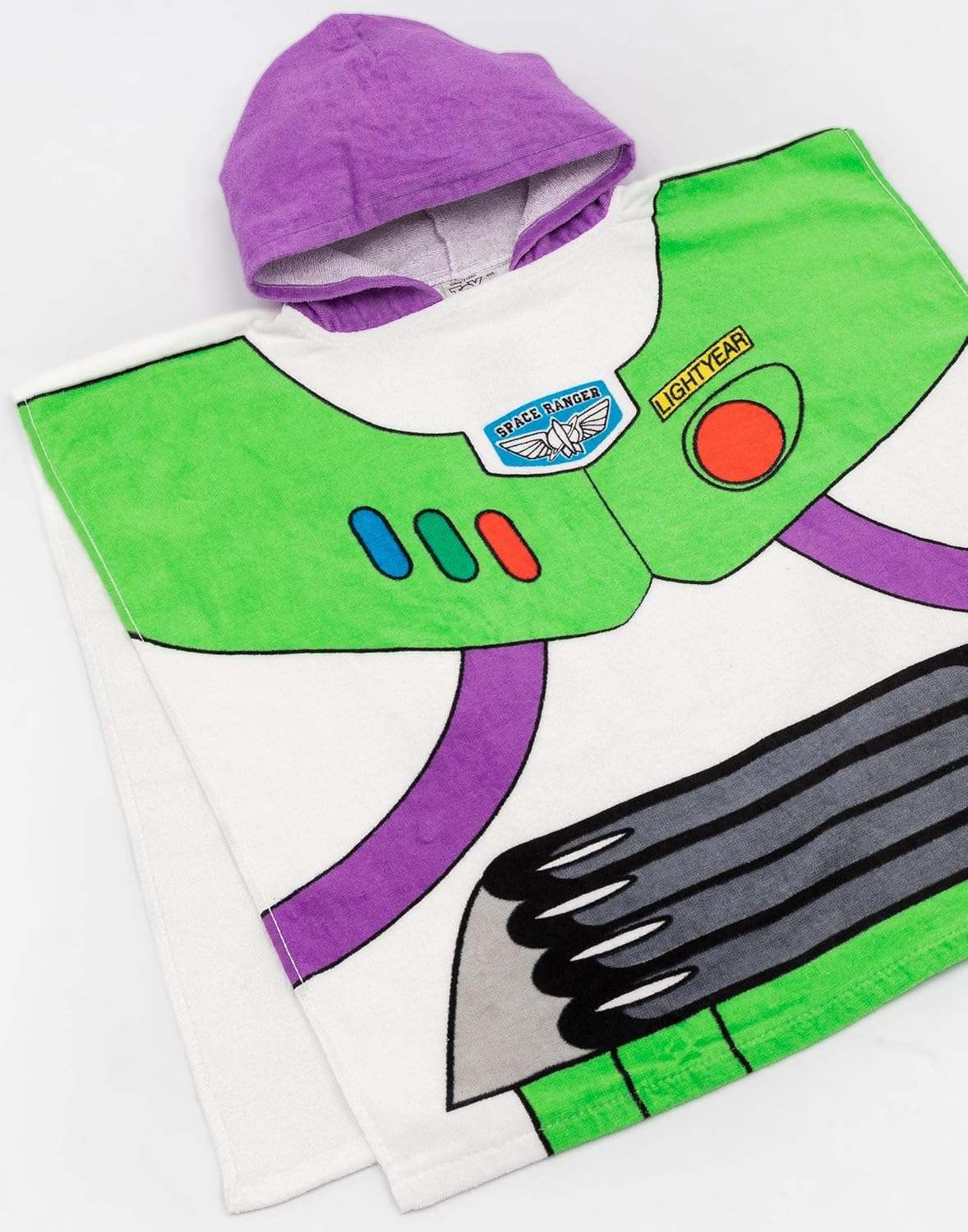 Disney Toy Story Buzz Lightyear Towel Poncho Kids Bath Towel